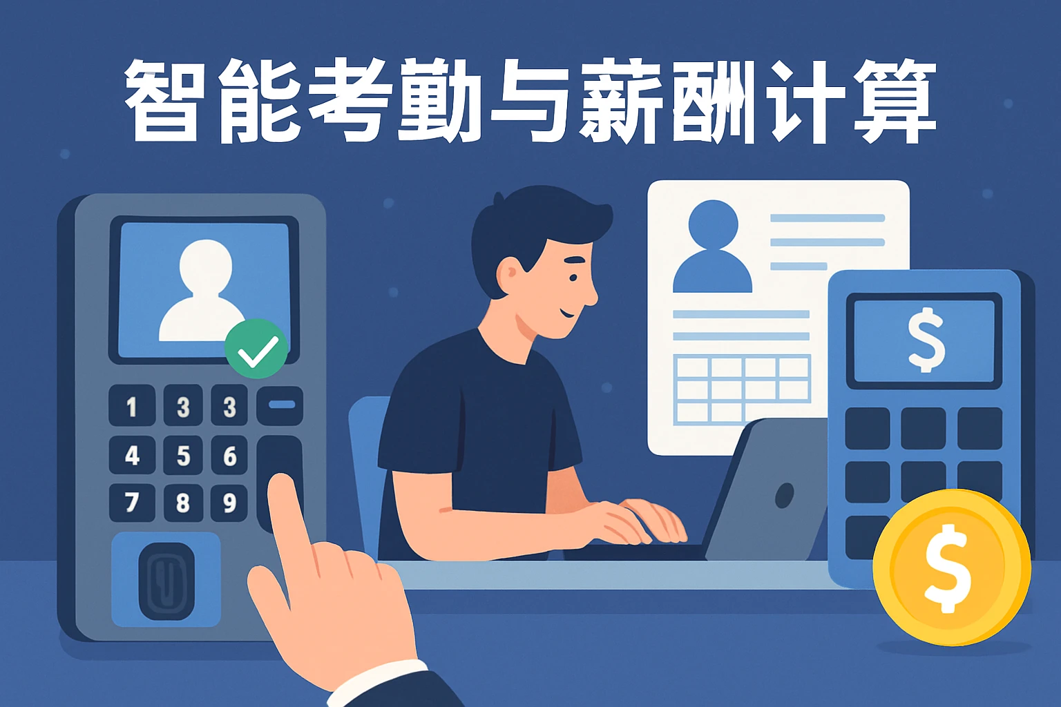 智能考勤与薪酬计算
