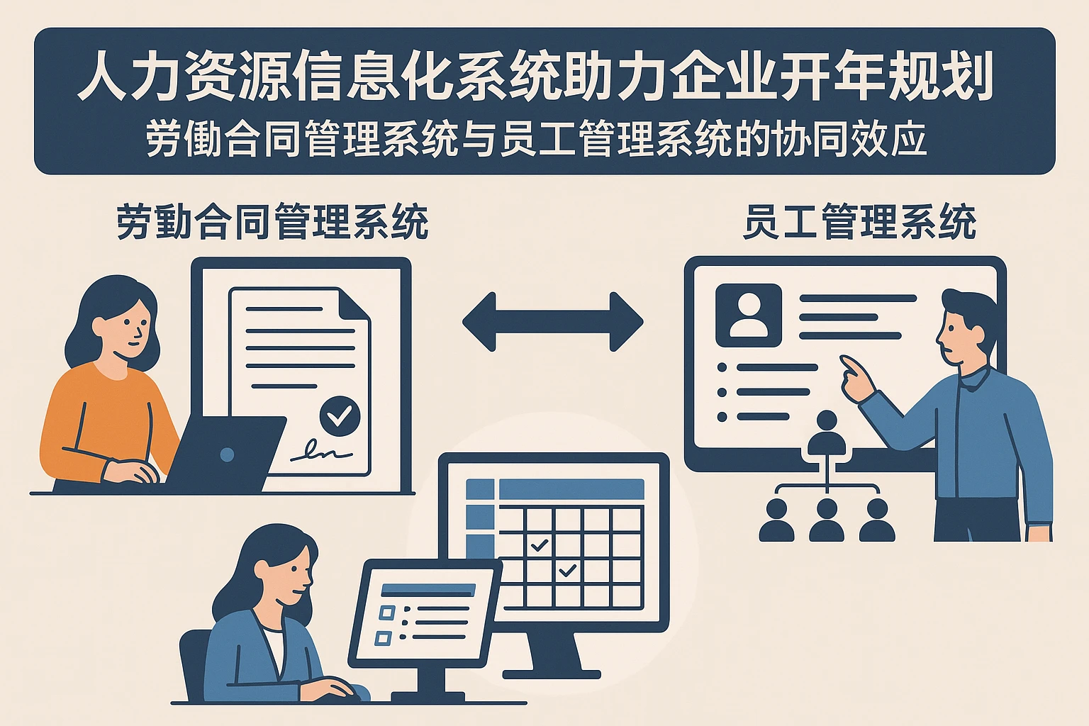 人力资源信息化系统助力企业开年规划:劳动合同管理系统与员工管理系统的协同效应