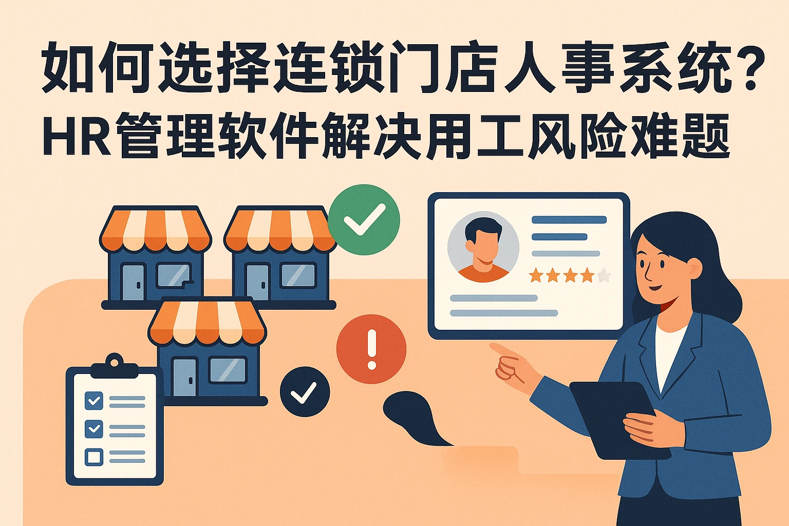 如何选择连锁门店人事系统？HR管理软件解决用工风险难题