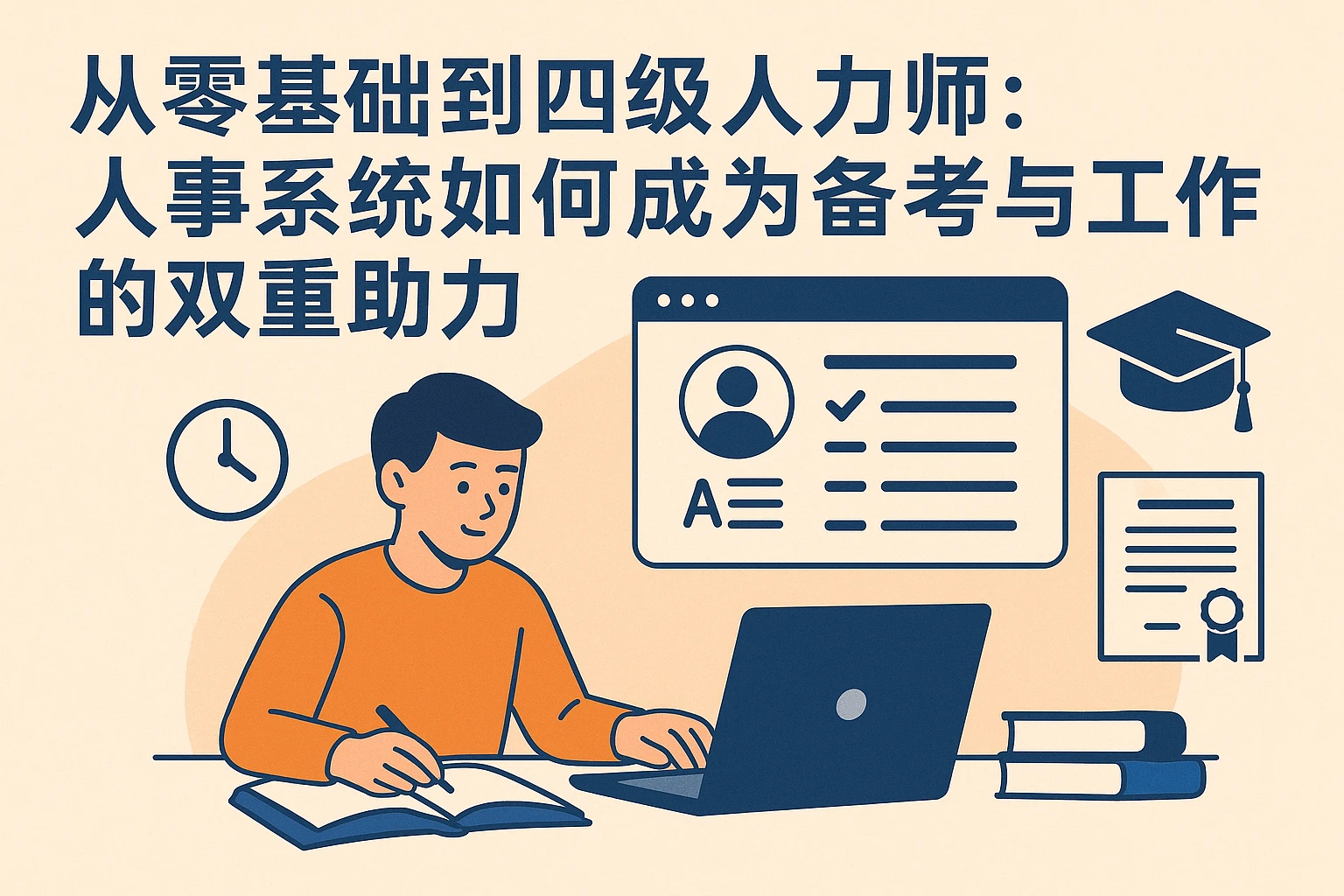 从零基础到四级人力师：人事系统如何成为备考与工作的双重助力