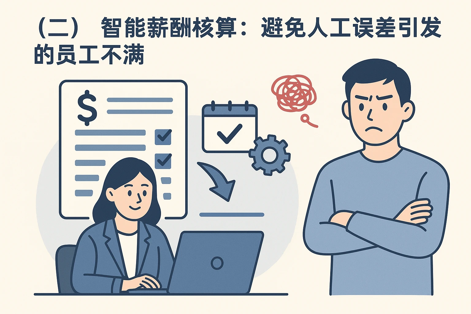 （二）智能薪酬核算：避免人工误差引发的员工不满