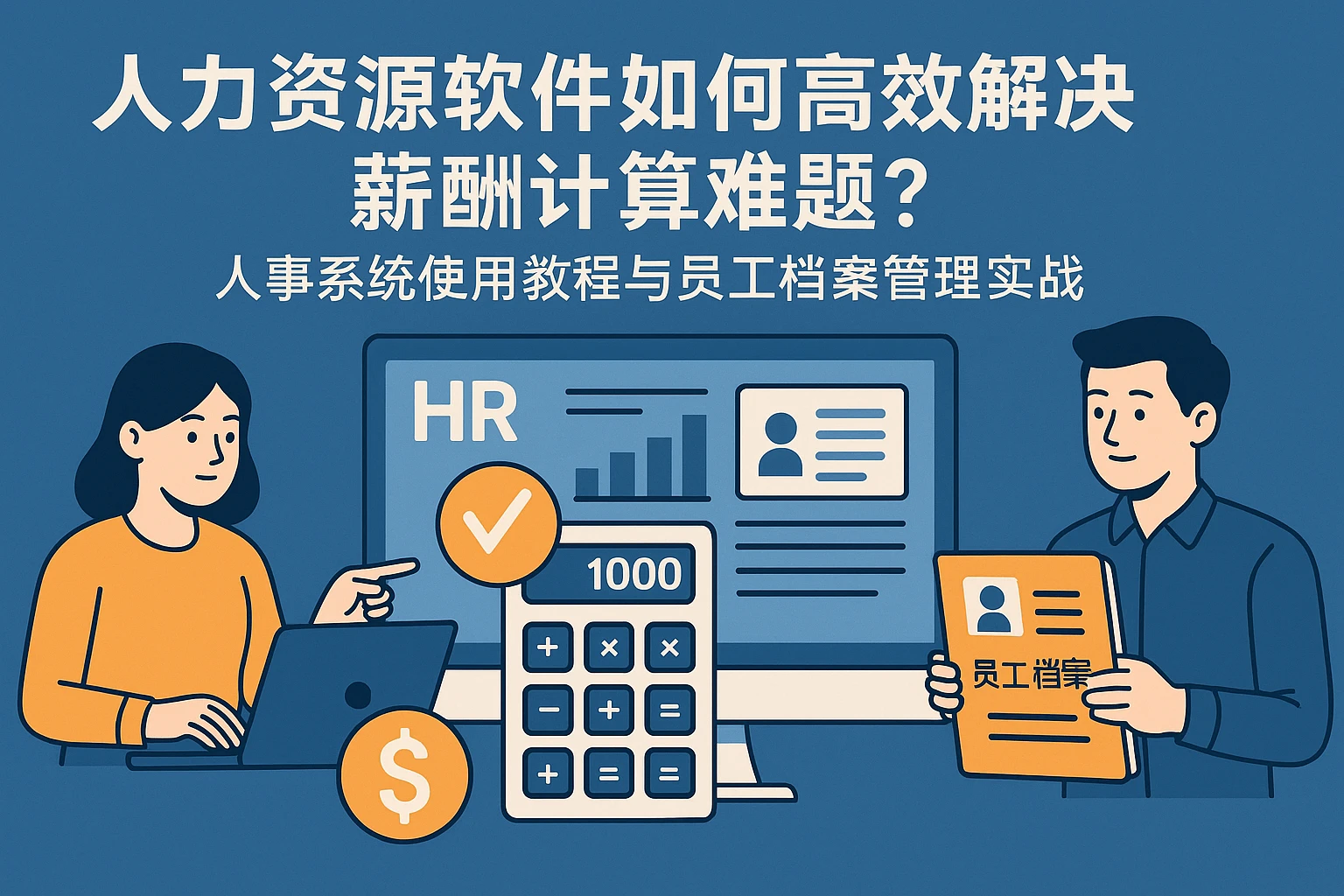 人力资源软件如何高效解决薪酬计算难题？人事系统使用教程与员工档案管理实战