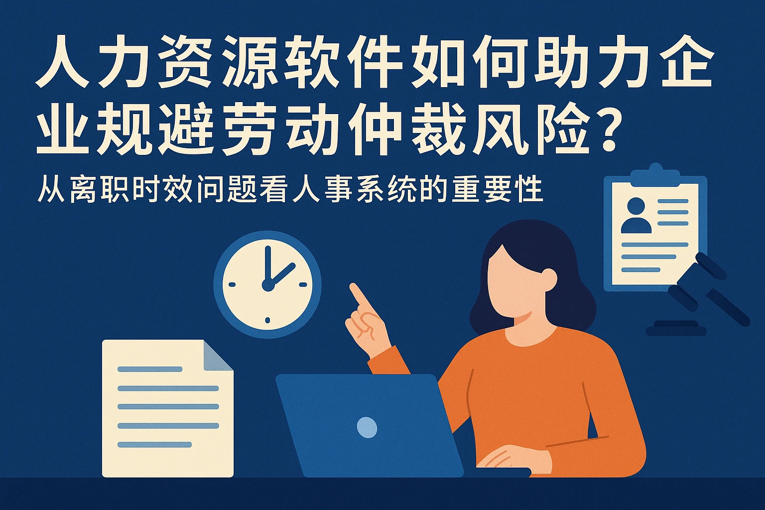 人力资源软件如何助力企业规避劳动仲裁风险？从离职时效问题看人事系统的重要性