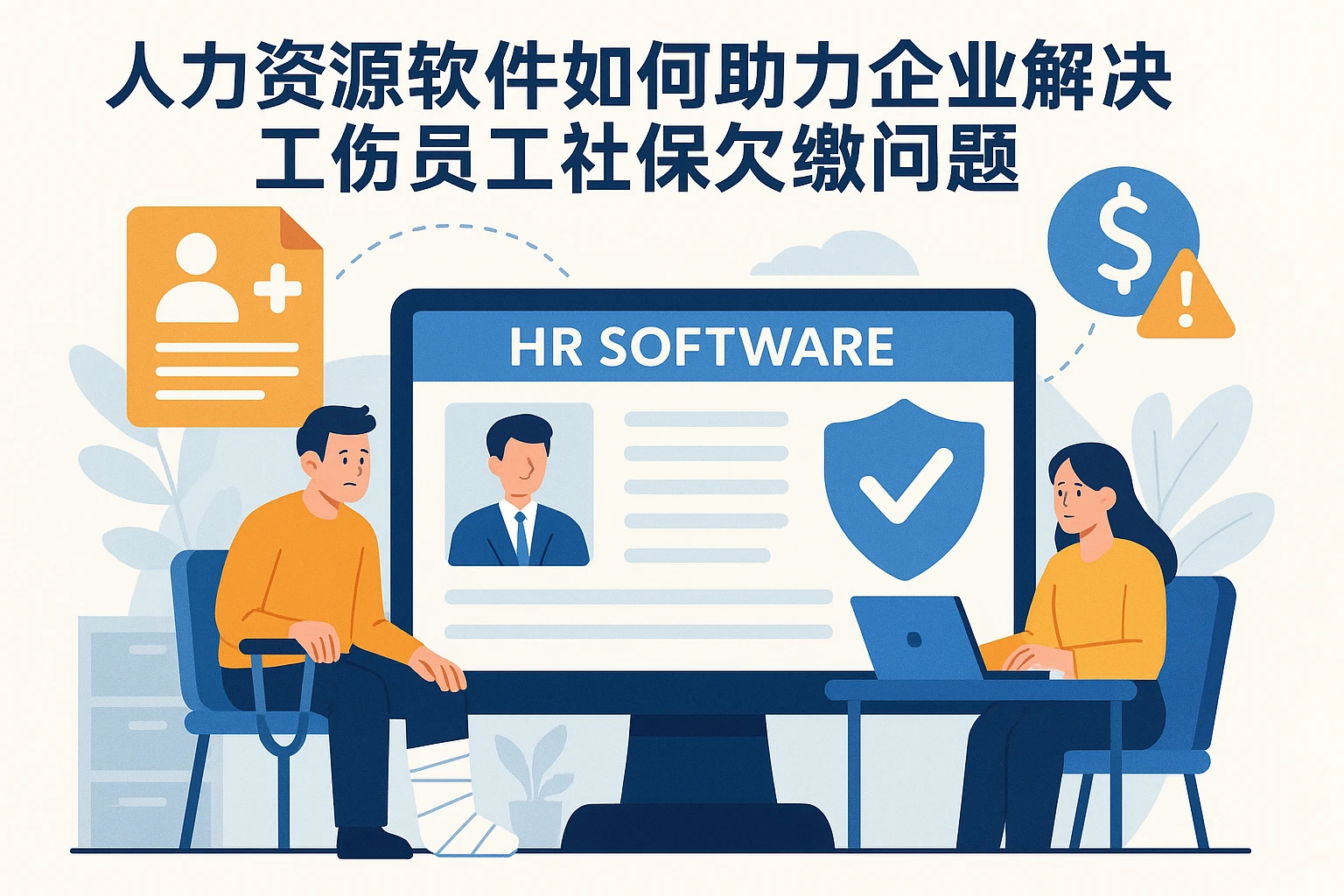 人力资源软件如何助力企业解决工伤员工社保欠缴问题