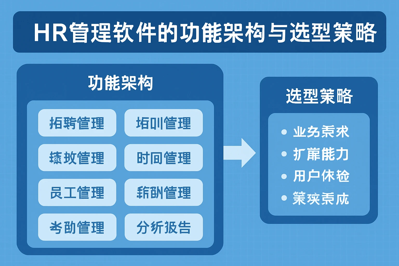 HR管理软件的功能架构与选型策略