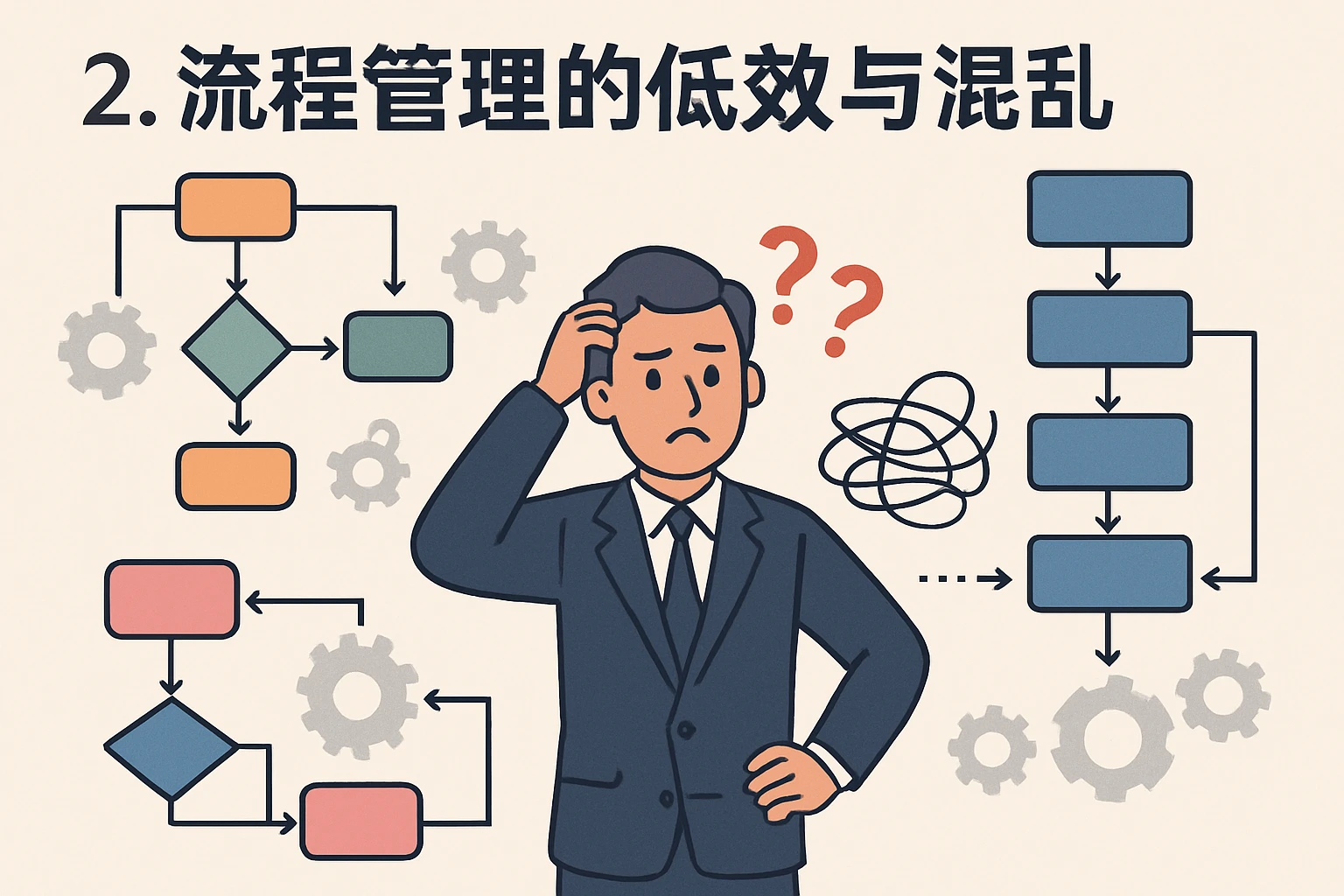 2. 流程管理的低效与混乱