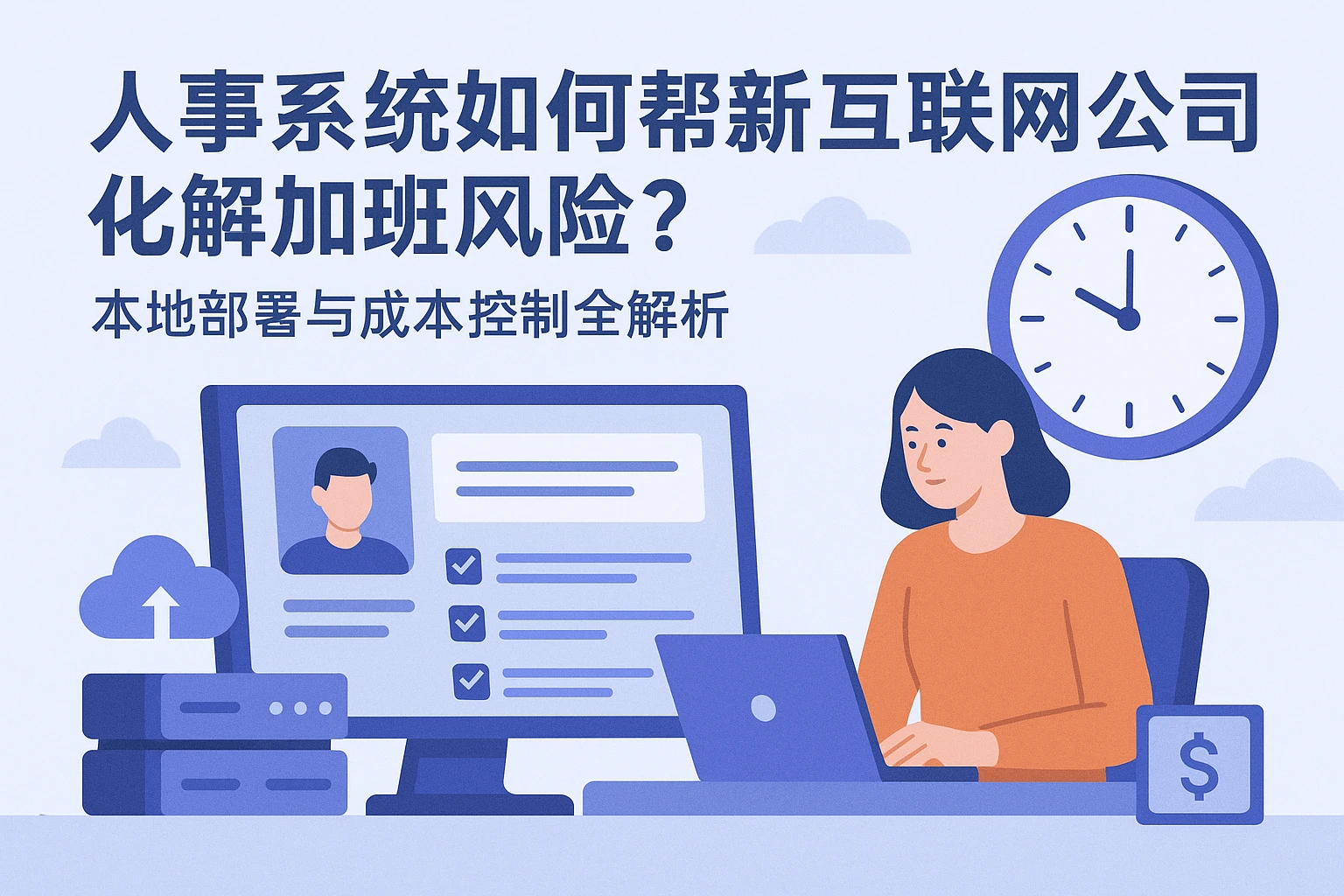 人事系统如何帮新互联网公司化解加班风险？本地部署与成本控制全解析