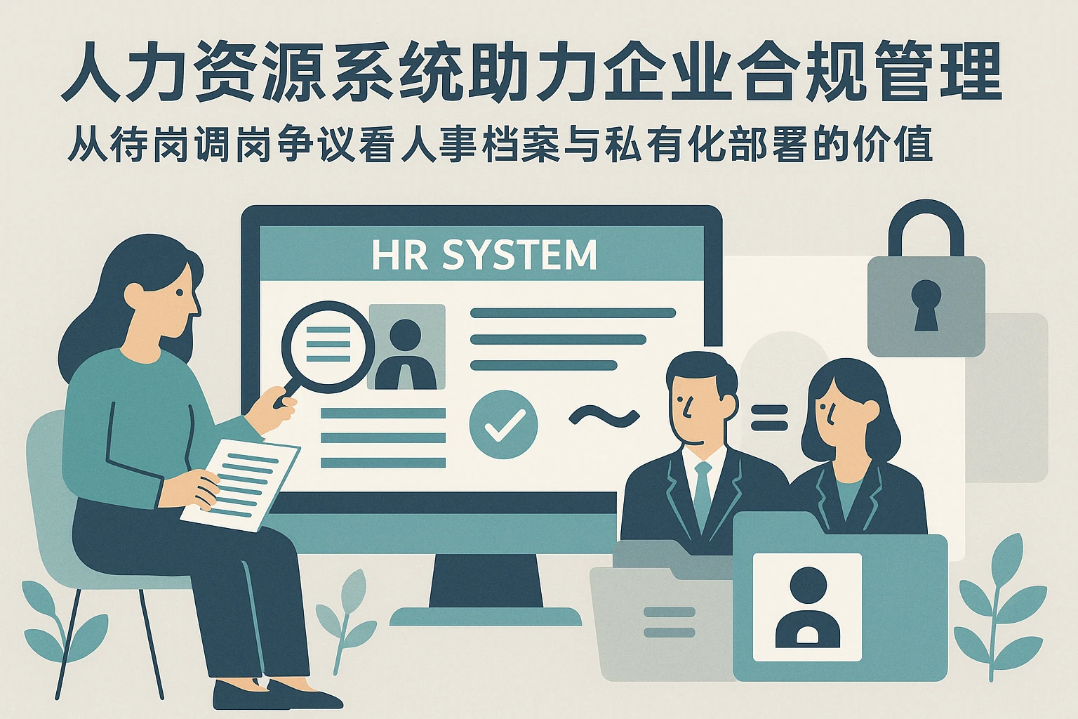 人力资源系统助力企业合规管理:从待岗调岗争议看人事档案与私有化部署的价值