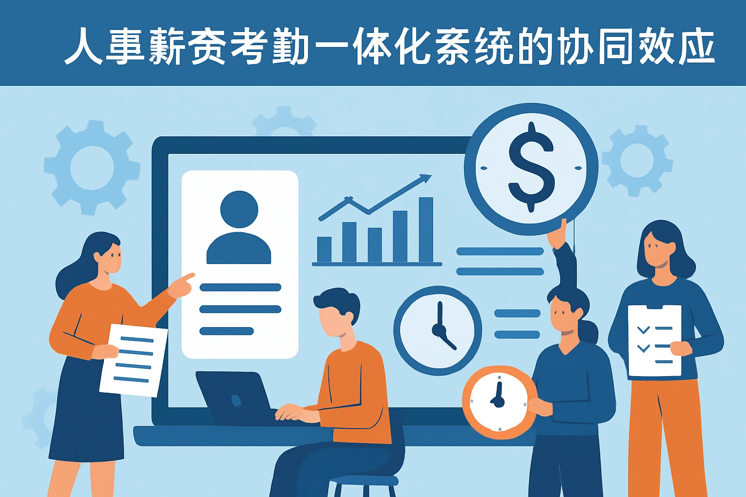 人事工资考勤一体化系统的协同效应