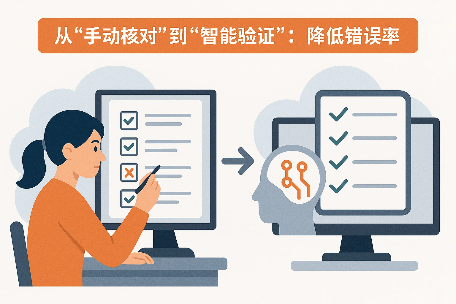 2. 从“手动核对”到“智能验证”：降低错误率