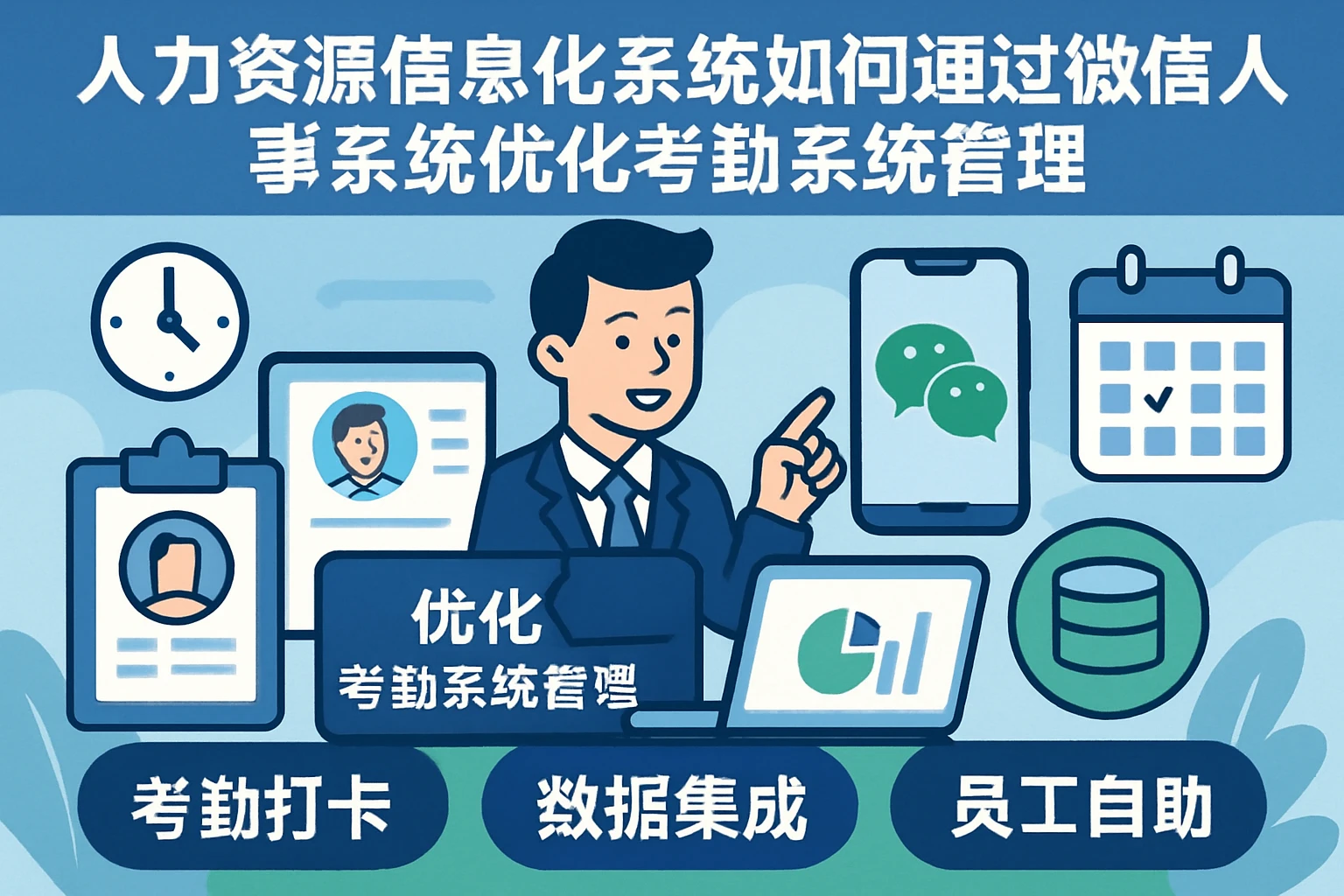 人力资源信息化系统如何通过微信人事系统优化考勤系统管理