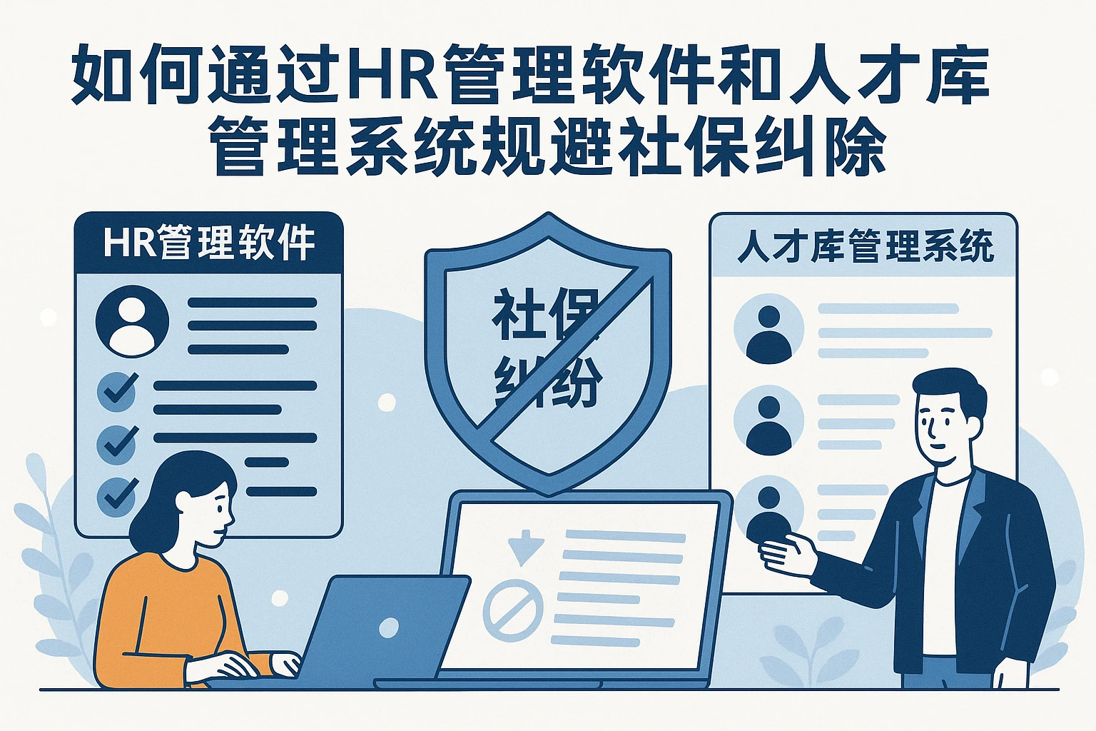 如何通过HR管理软件和人才库管理系统规避社保纠纷风险