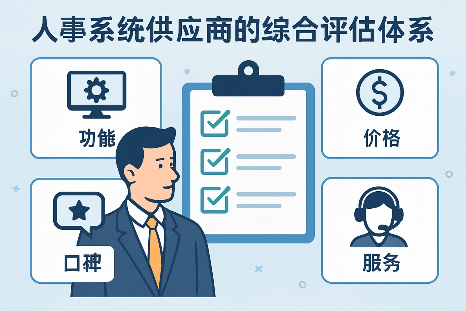 人事系统供应商的综合评估体系
