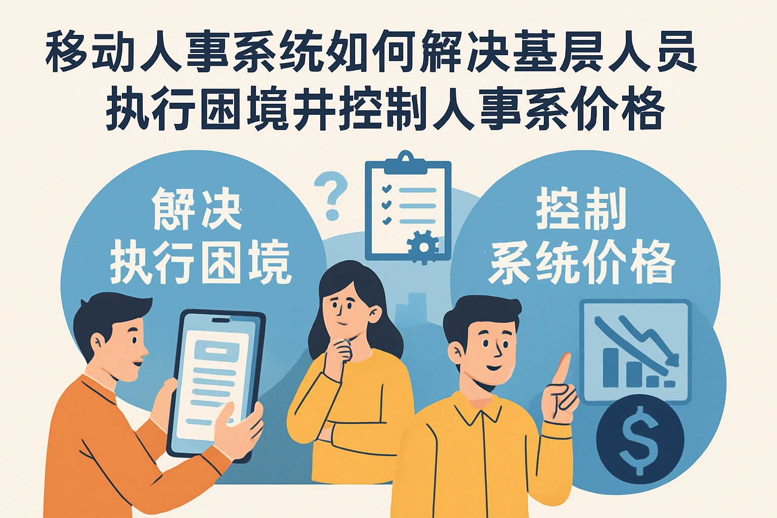 移动人事系统如何解决基层人员执行困境并控制人事系统价格