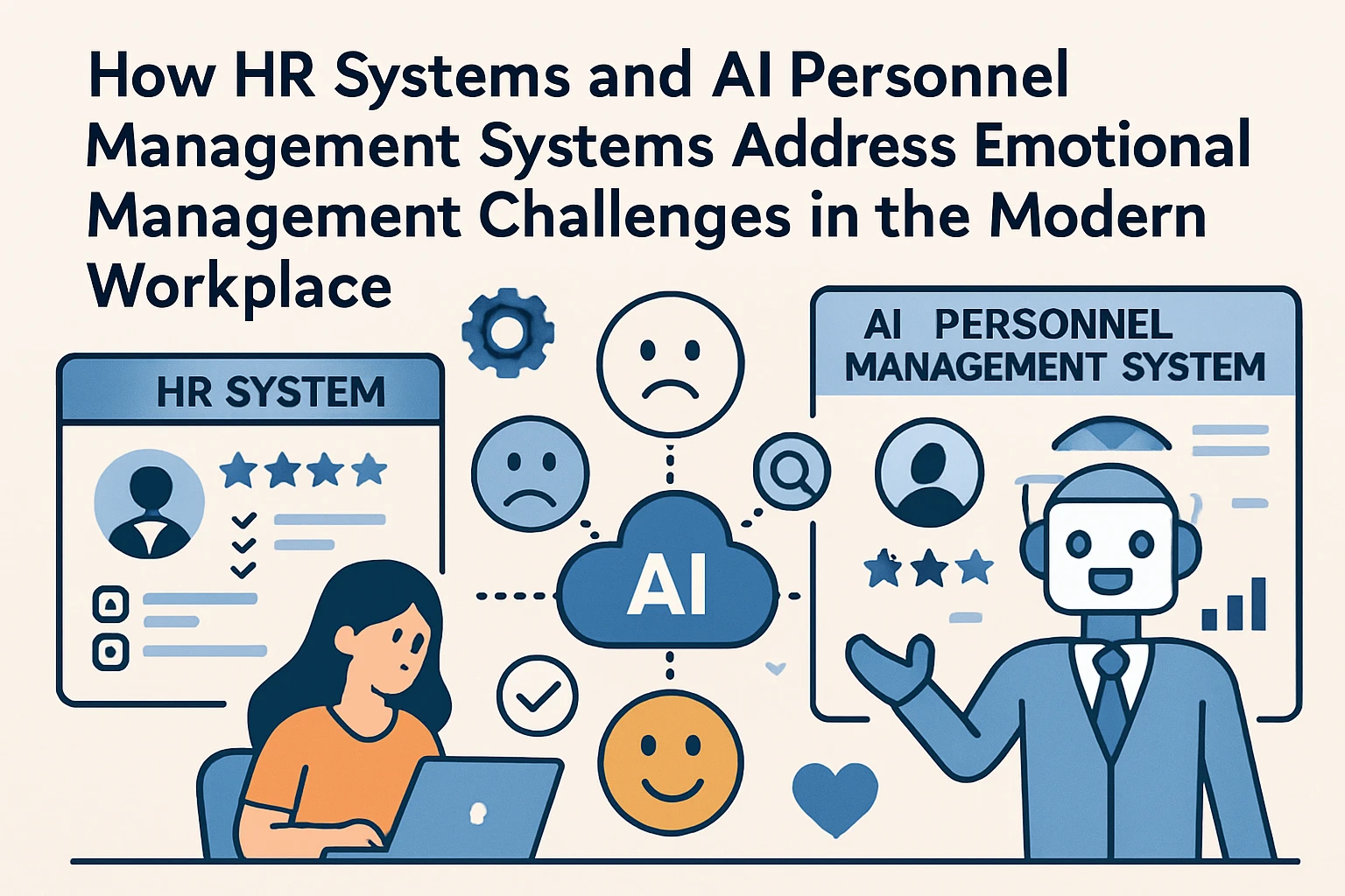 HR系统与AI人事管理系统如何应对现代职场情绪管理挑战