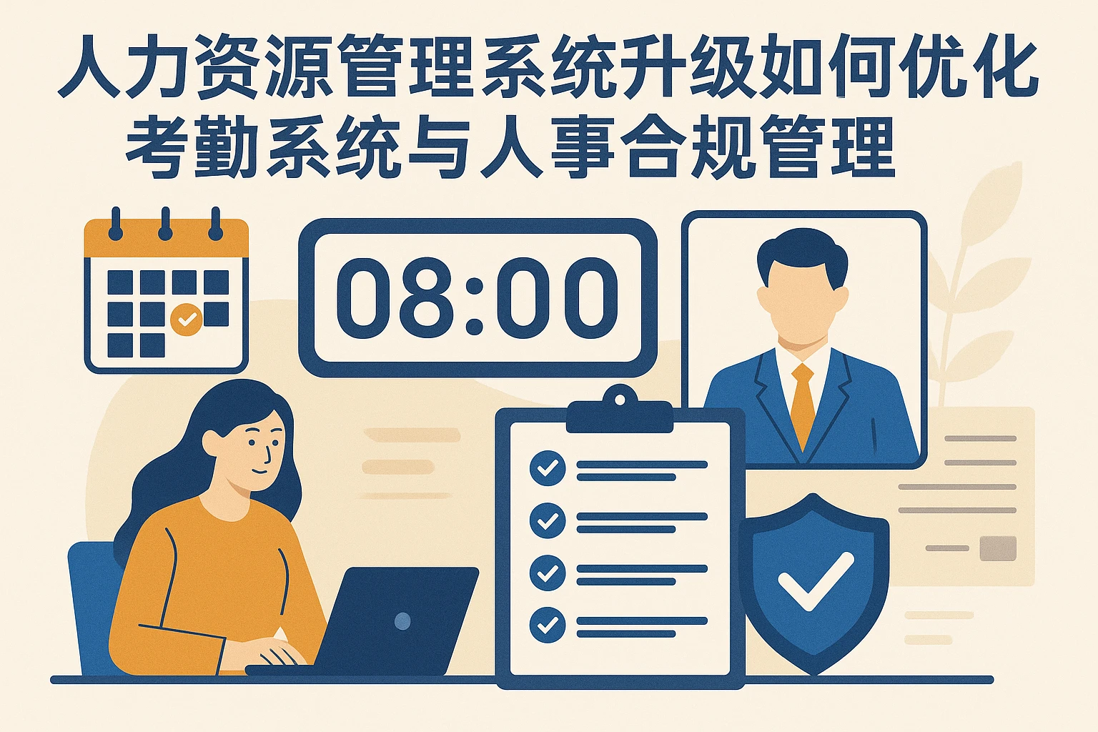 人力资源管理系统升级如何优化考勤系统与人事合规管理