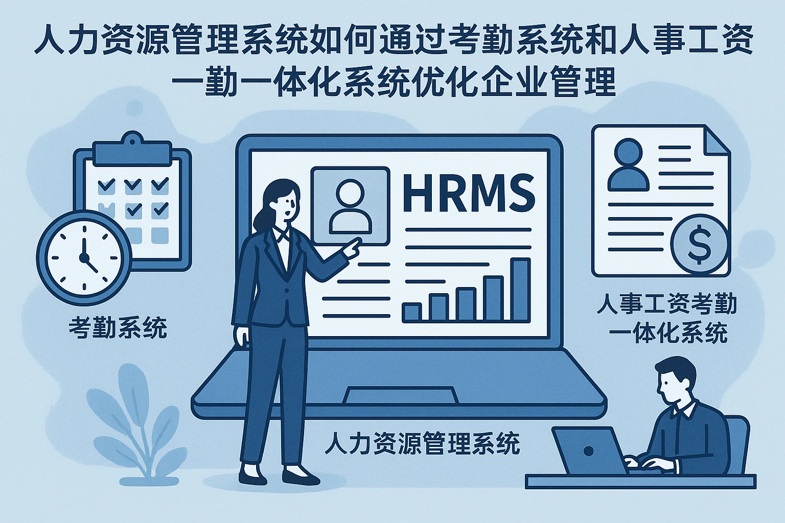 人力资源管理系统如何通过考勤系统和人事工资考勤一体化系统优化企业管理