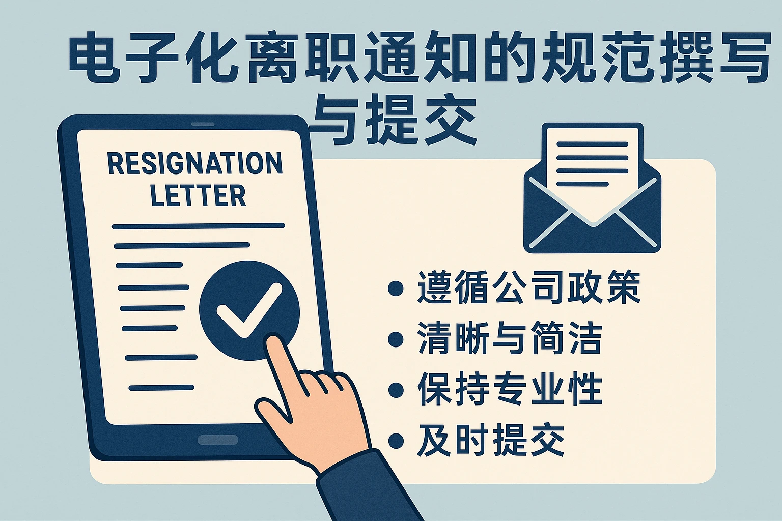 电子化离职通知的规范撰写与提交