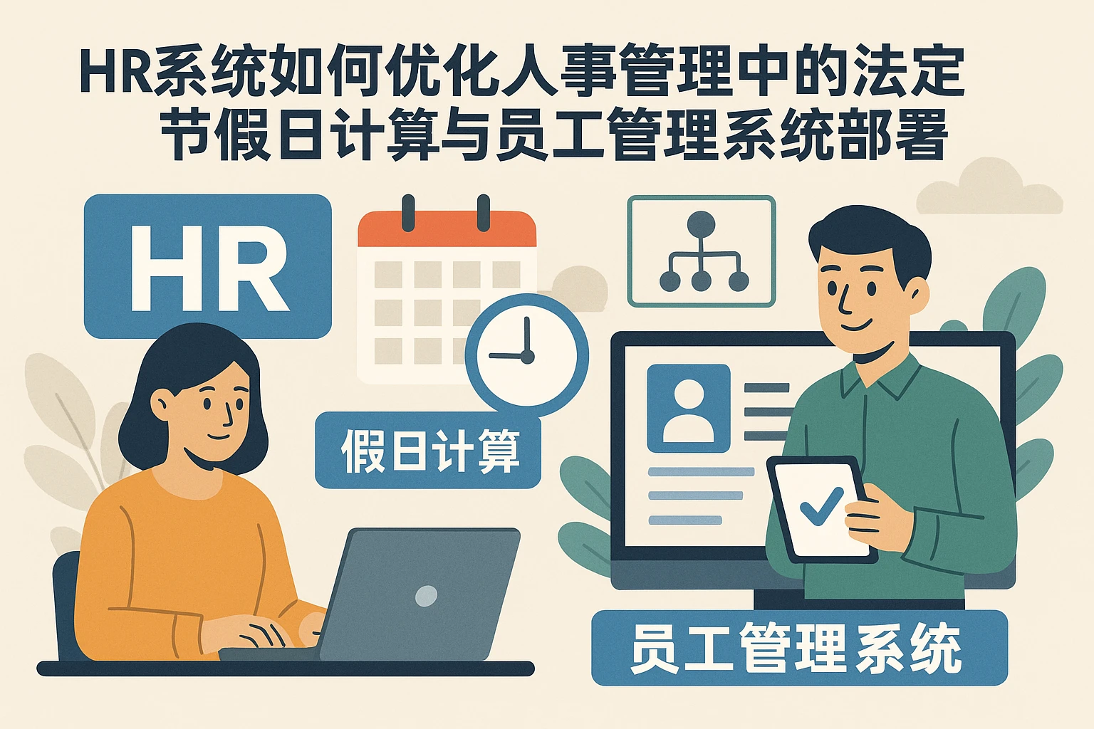 HR系统如何优化人事管理中的法定节假日计算与员工管理系统部署