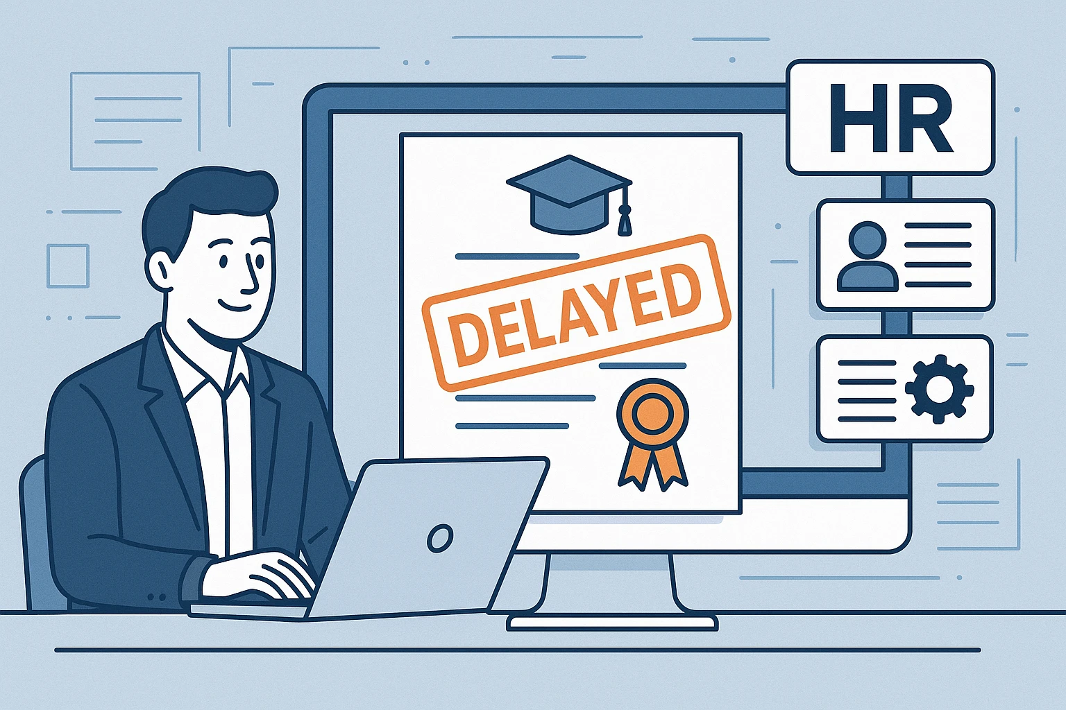 人力资源软件与数字化人事系统如何解决学位证延迟发放的入职管理难题