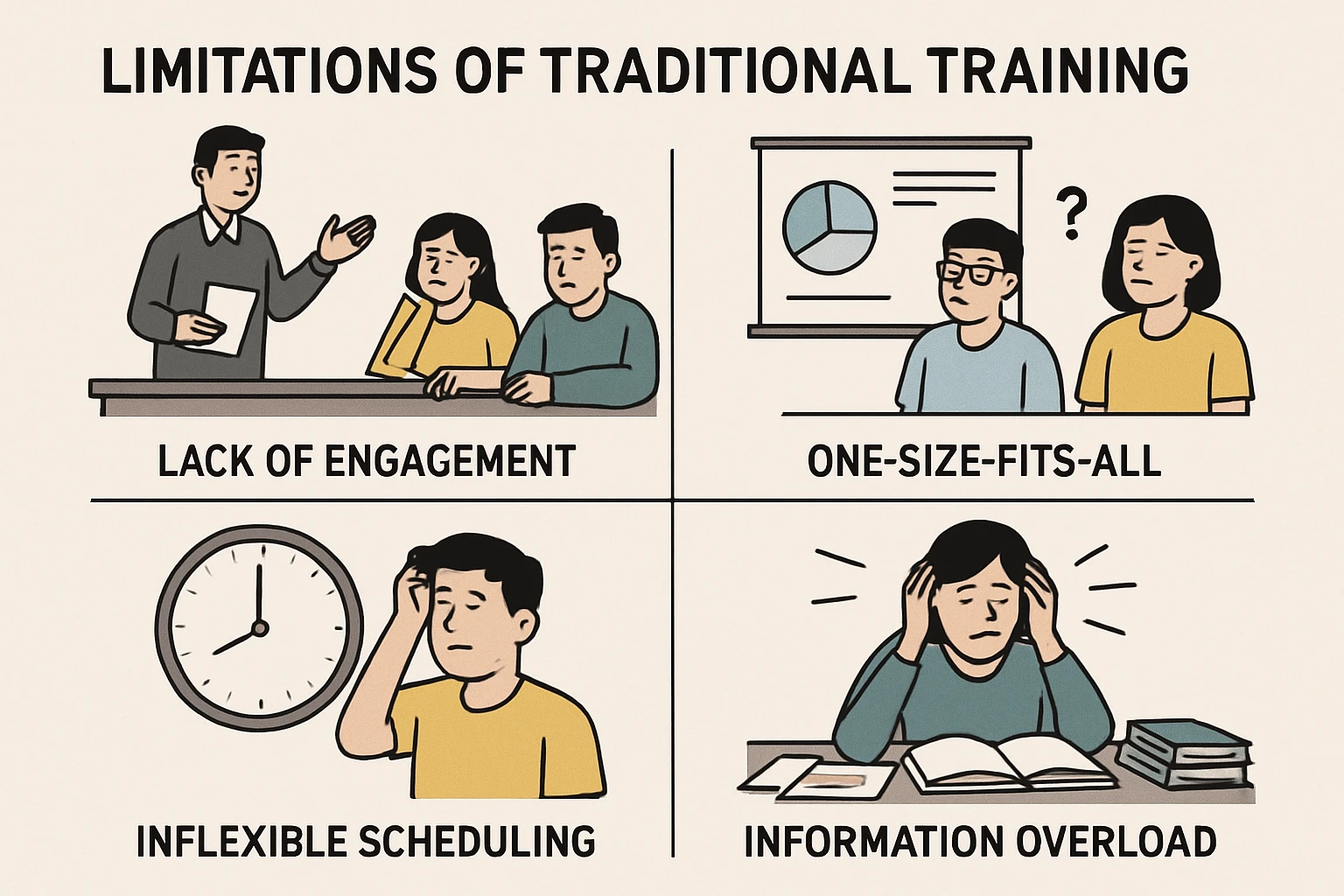 传统培训方式的局限性