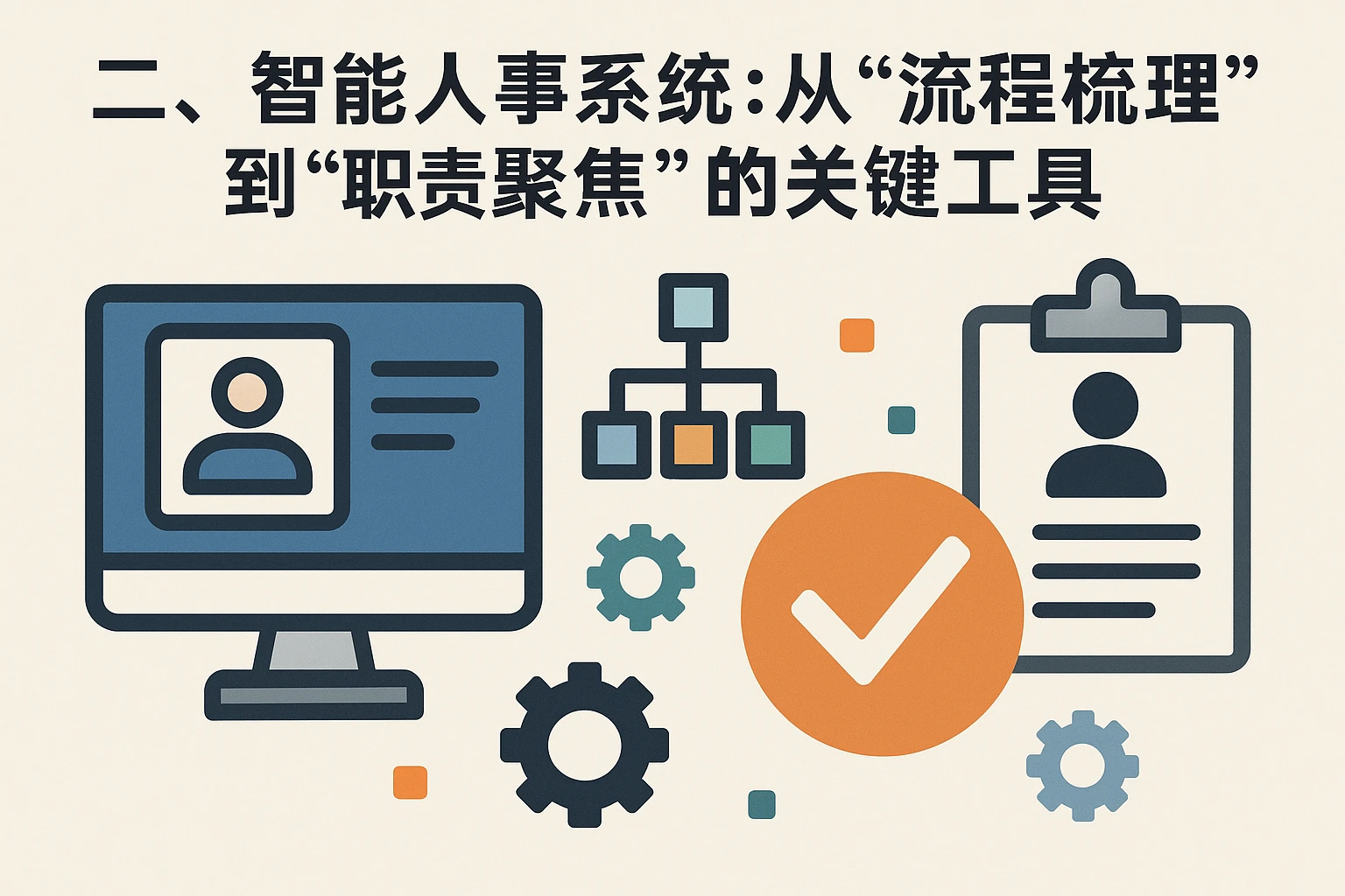 二、智能人事系统：从“流程梳理”到“职责聚焦”的关键工具