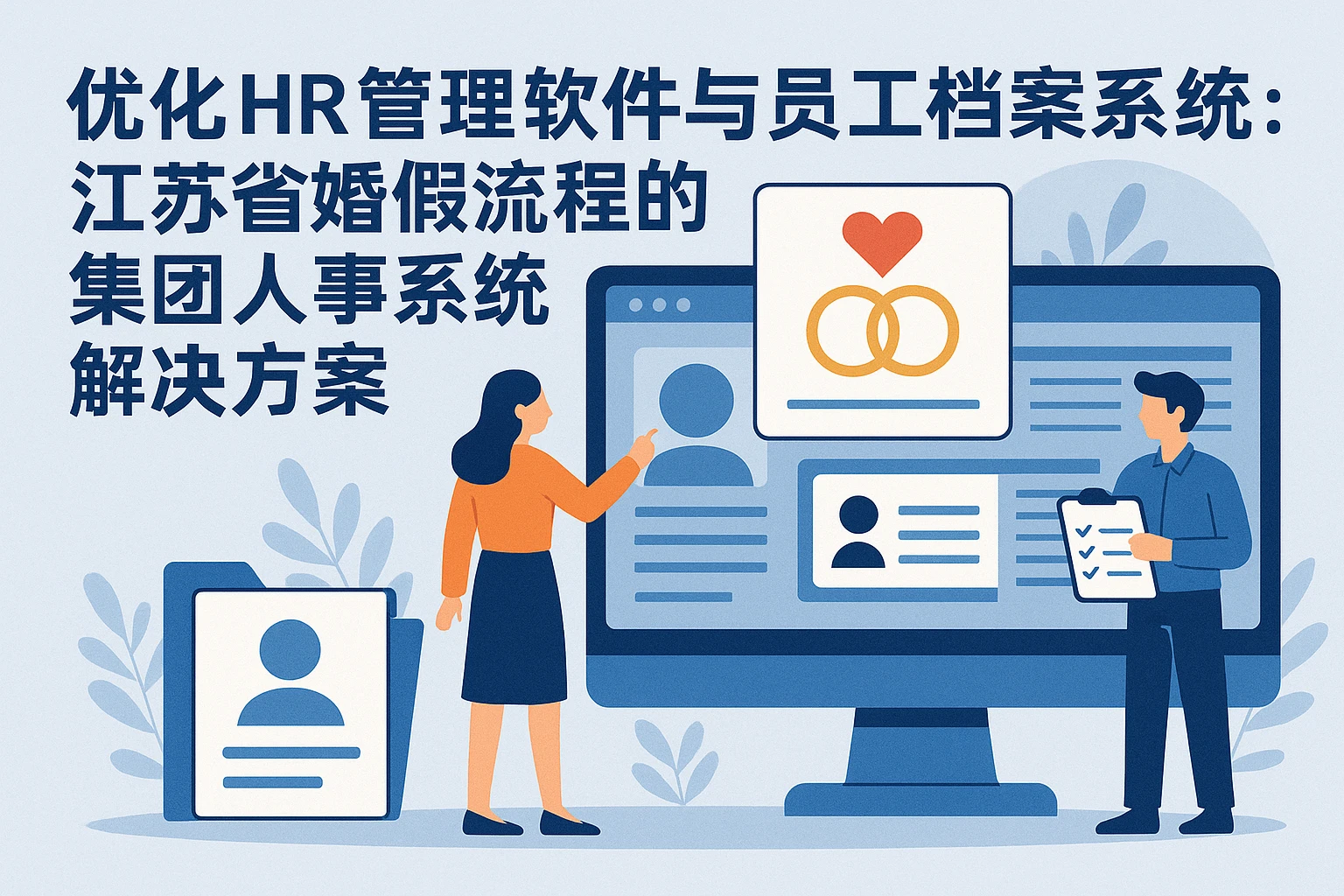 优化HR管理软件与员工档案系统:江苏省婚假流程的集团人事系统解决方案