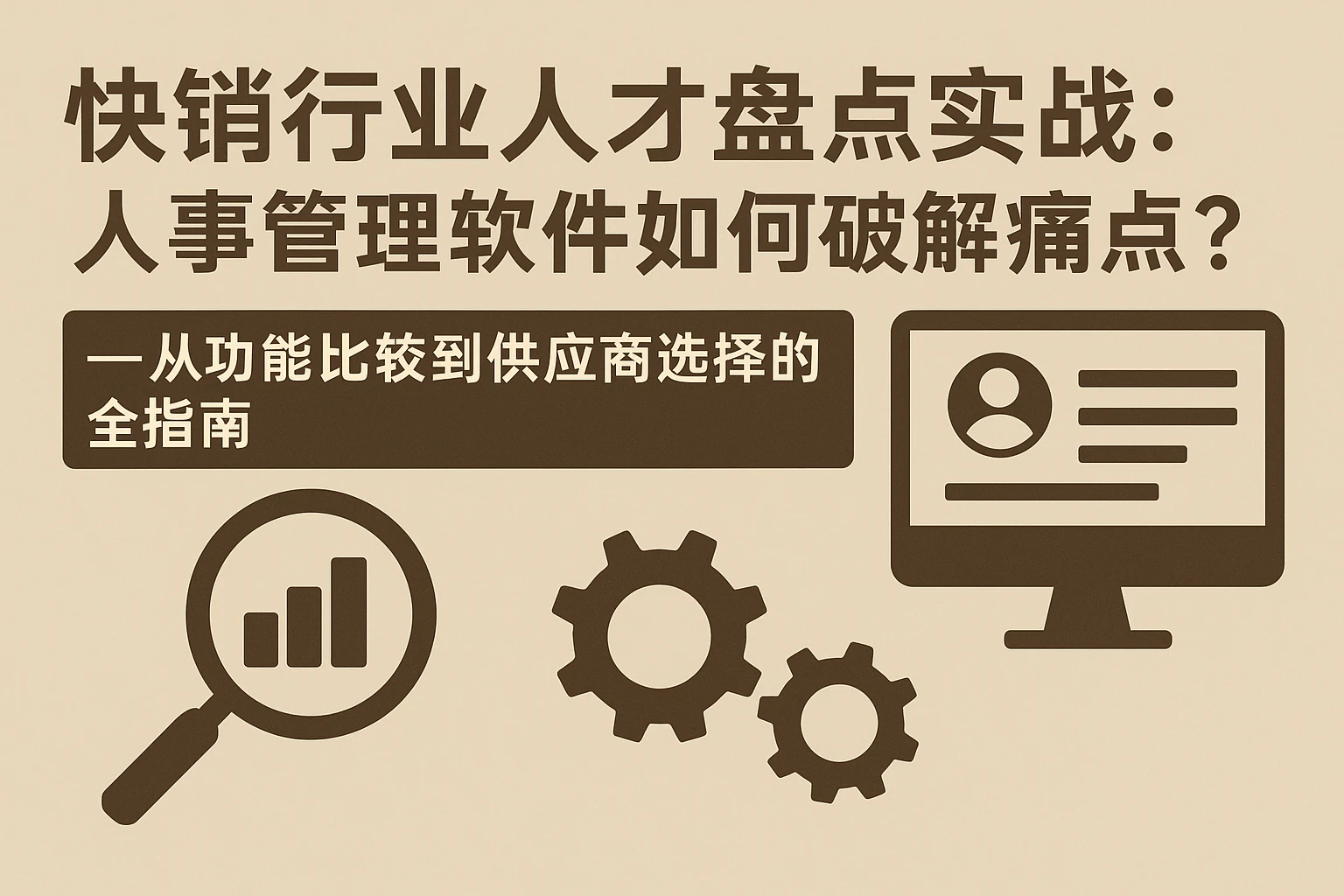 快销行业人才盘点实战：人事管理软件如何破解痛点？——从功能比较到供应商选择的全指南