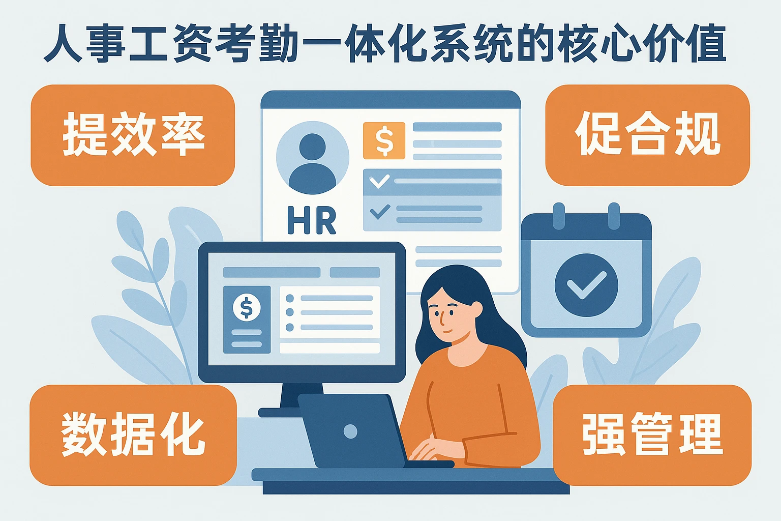 人事工资考勤一体化系统的核心价值