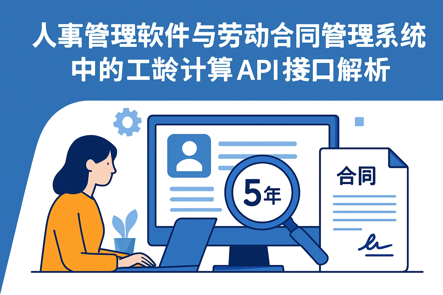 人事管理软件与劳动合同管理系统中的工龄计算API接口解析