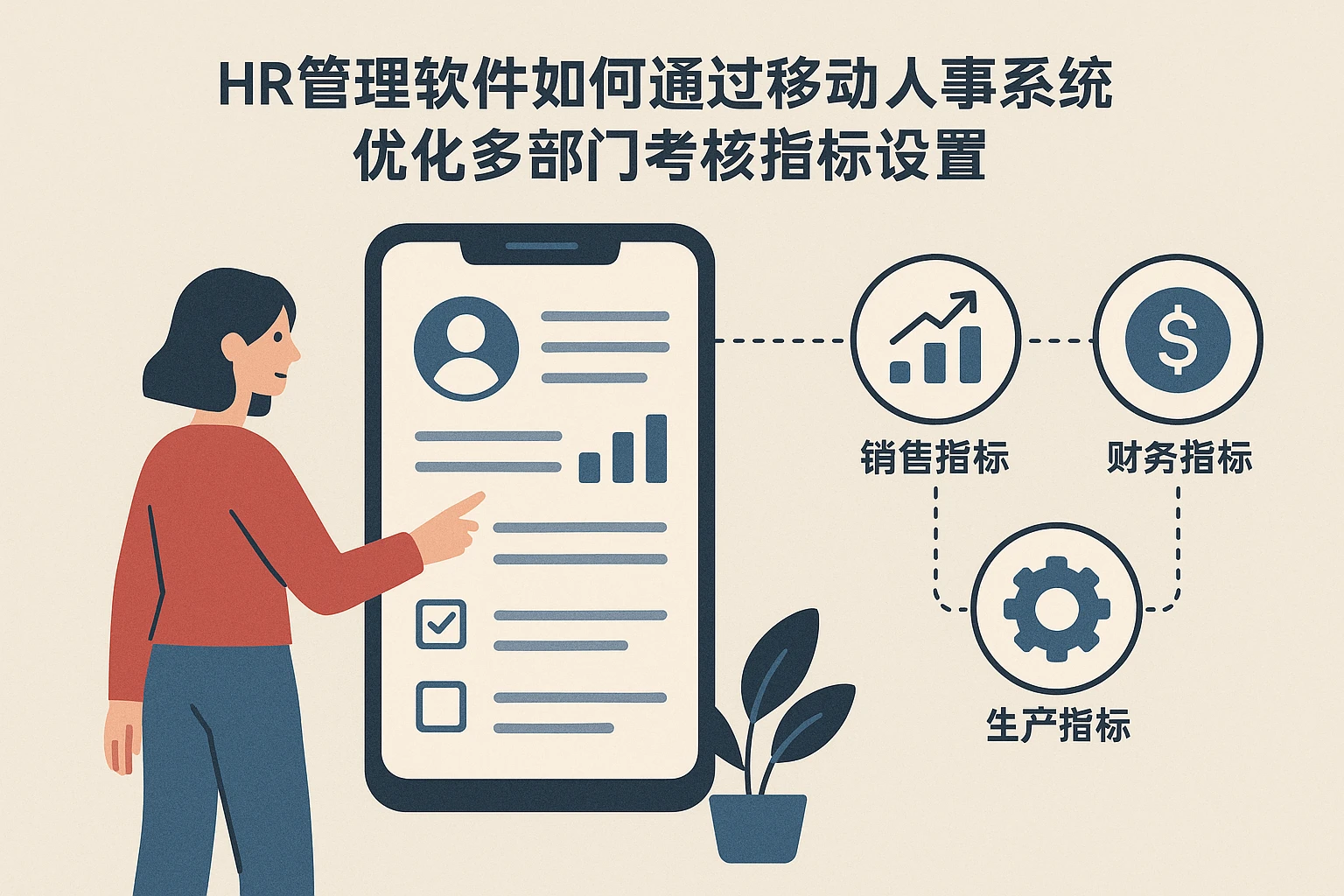 HR管理软件如何通过移动人事系统优化多部门考核指标设置