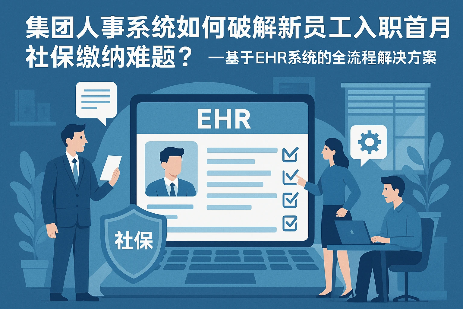 集团人事系统如何破解新员工入职首月社保缴纳难题?——基于EHR系统的全流程解决方案