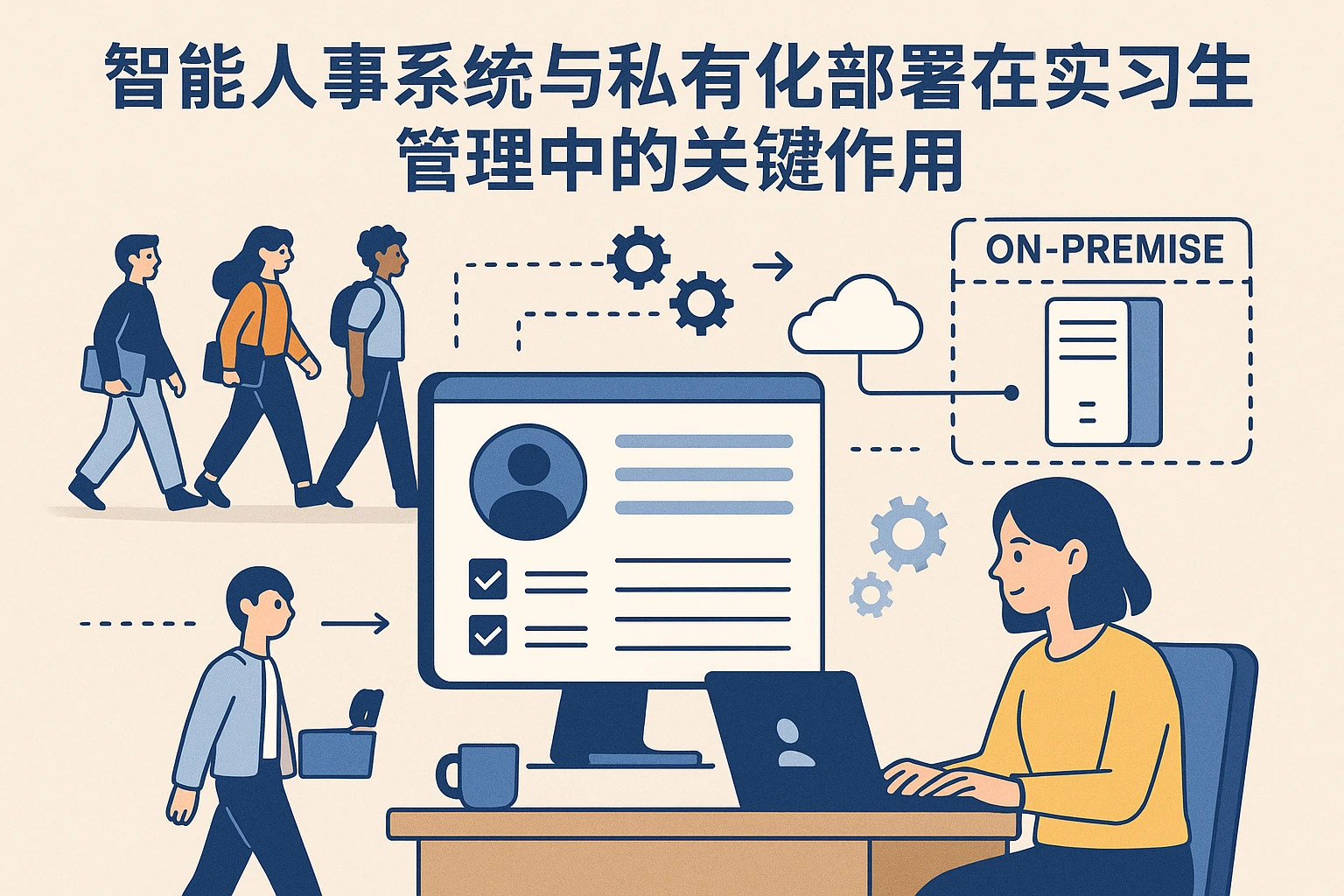 智能人事系统与私有化部署在实习生管理中的关键作用