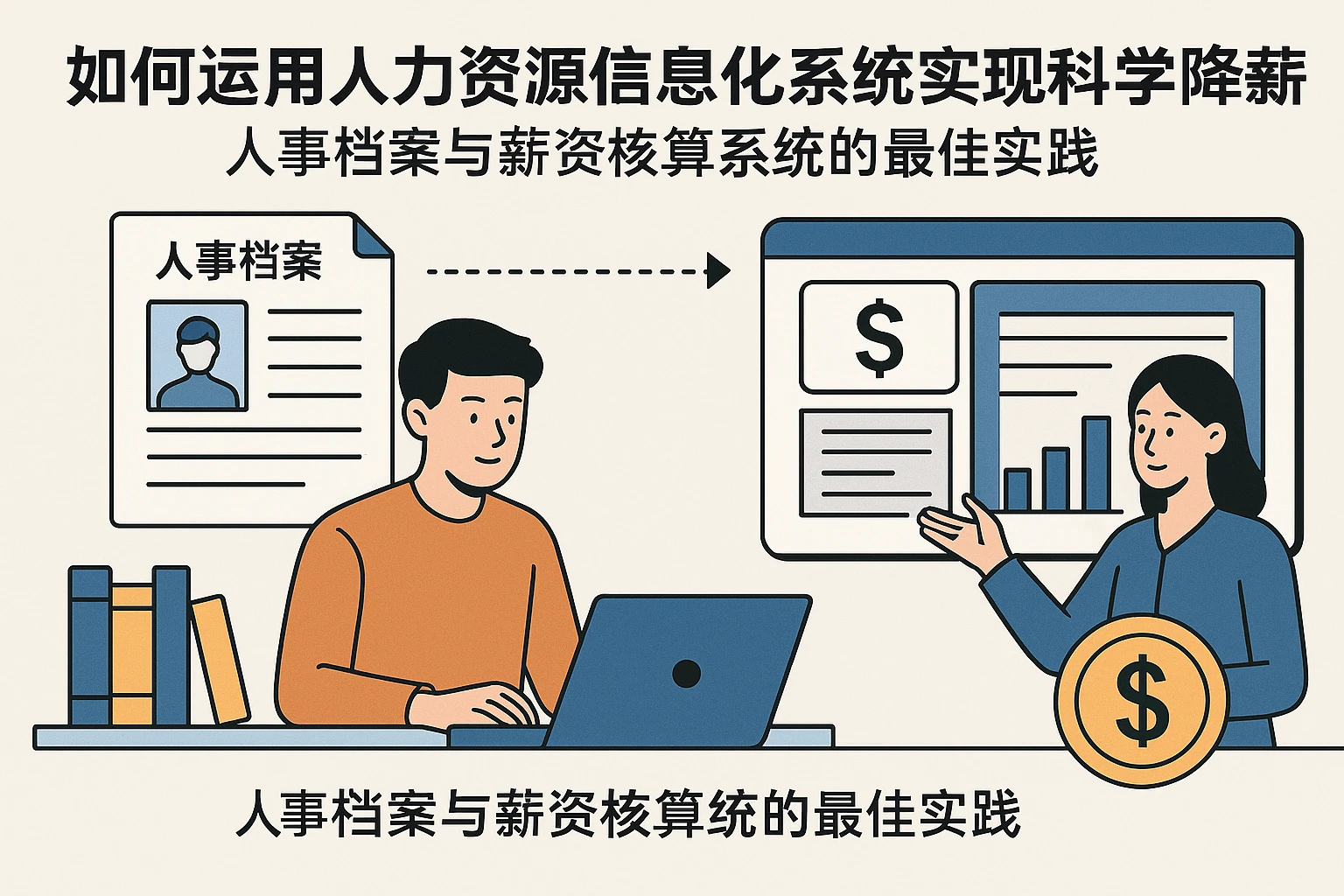 如何运用人力资源信息化系统实现科学降薪：人事档案与薪资核算系统的最佳实践