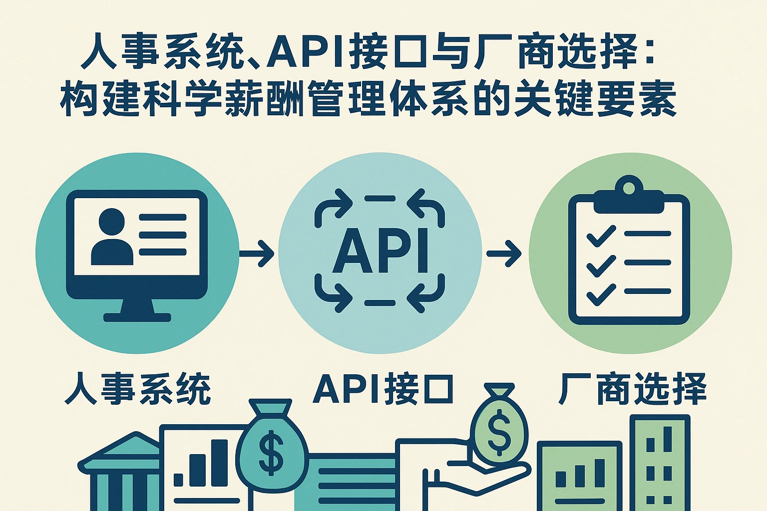人事系统、API接口与厂商选择：构建科学薪酬管理体系的关键要素