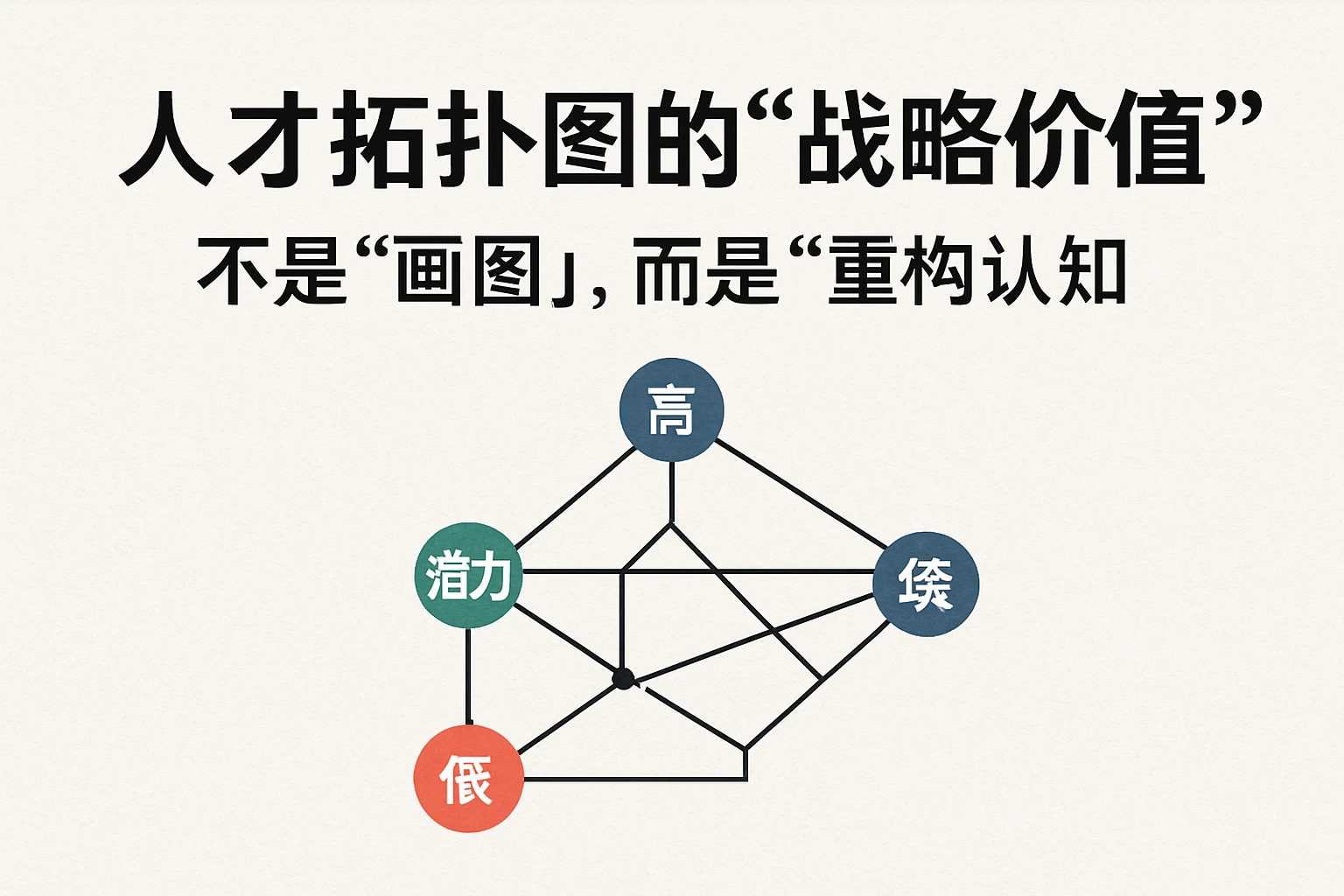 2. 人才拓扑图的“战略价值”：不是“画图”，而是“重构认知”