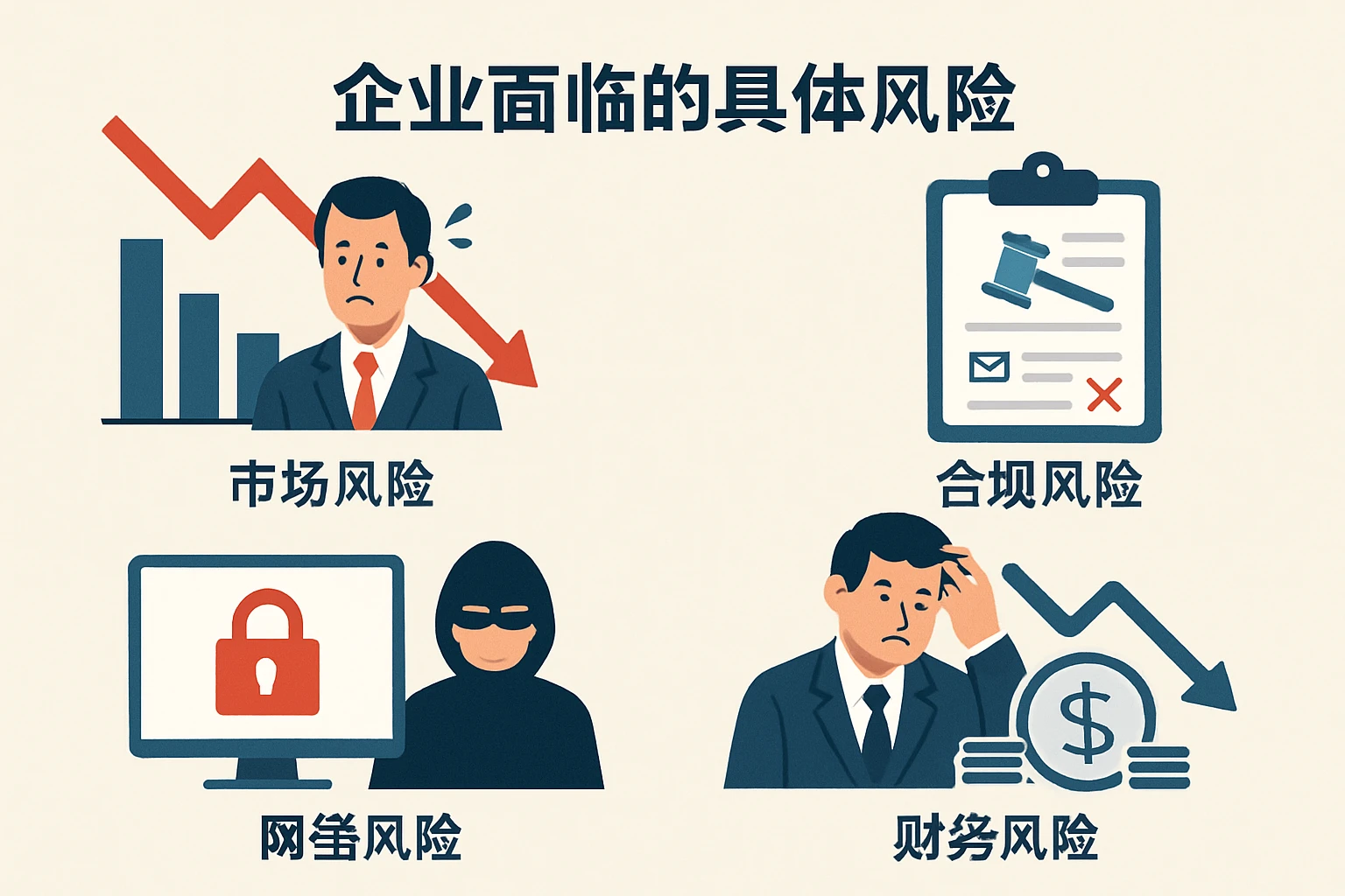 企业面临的具体风险