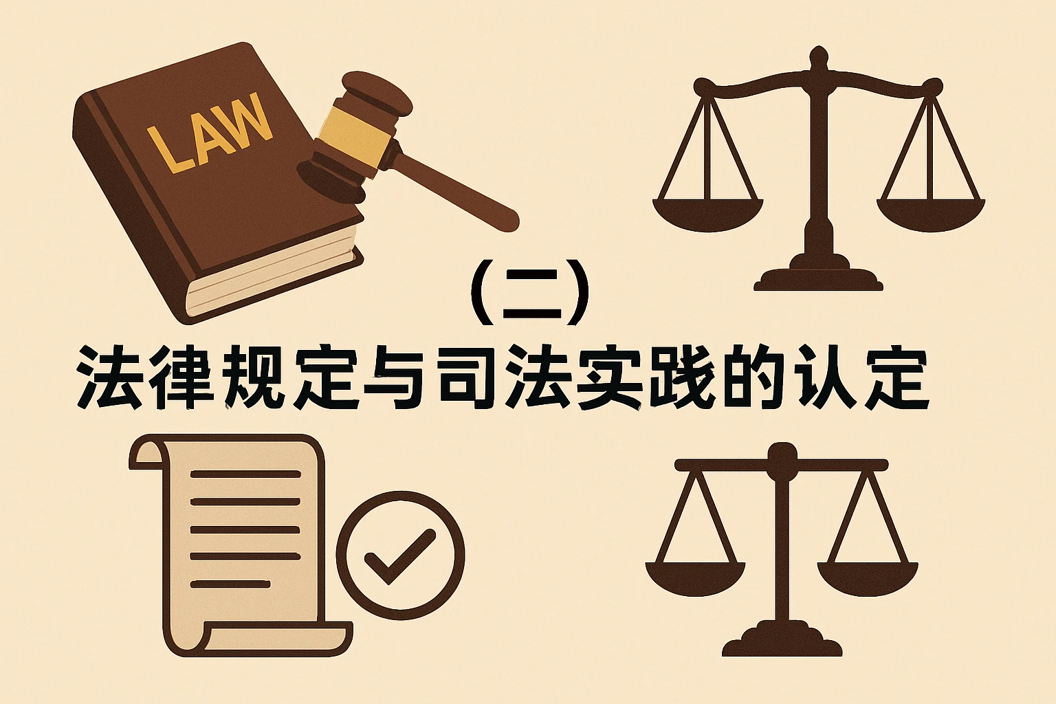 (二)法律规定与司法实践的认定