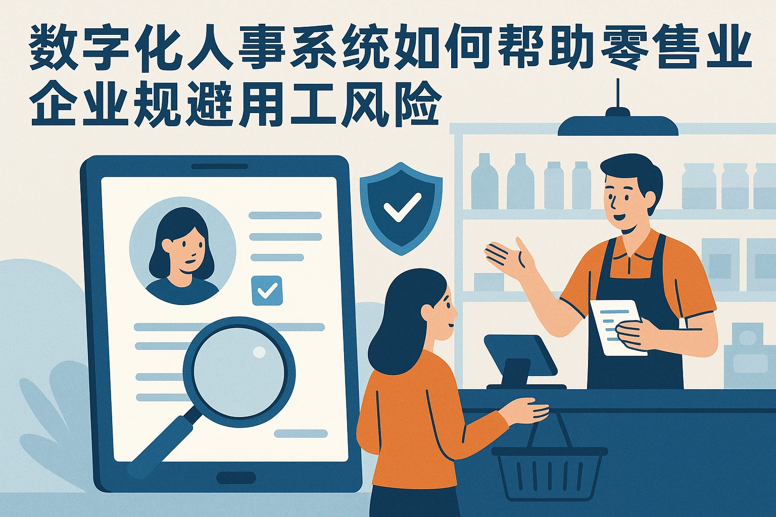 数字化人事系统如何帮助零售业企业规避用工风险