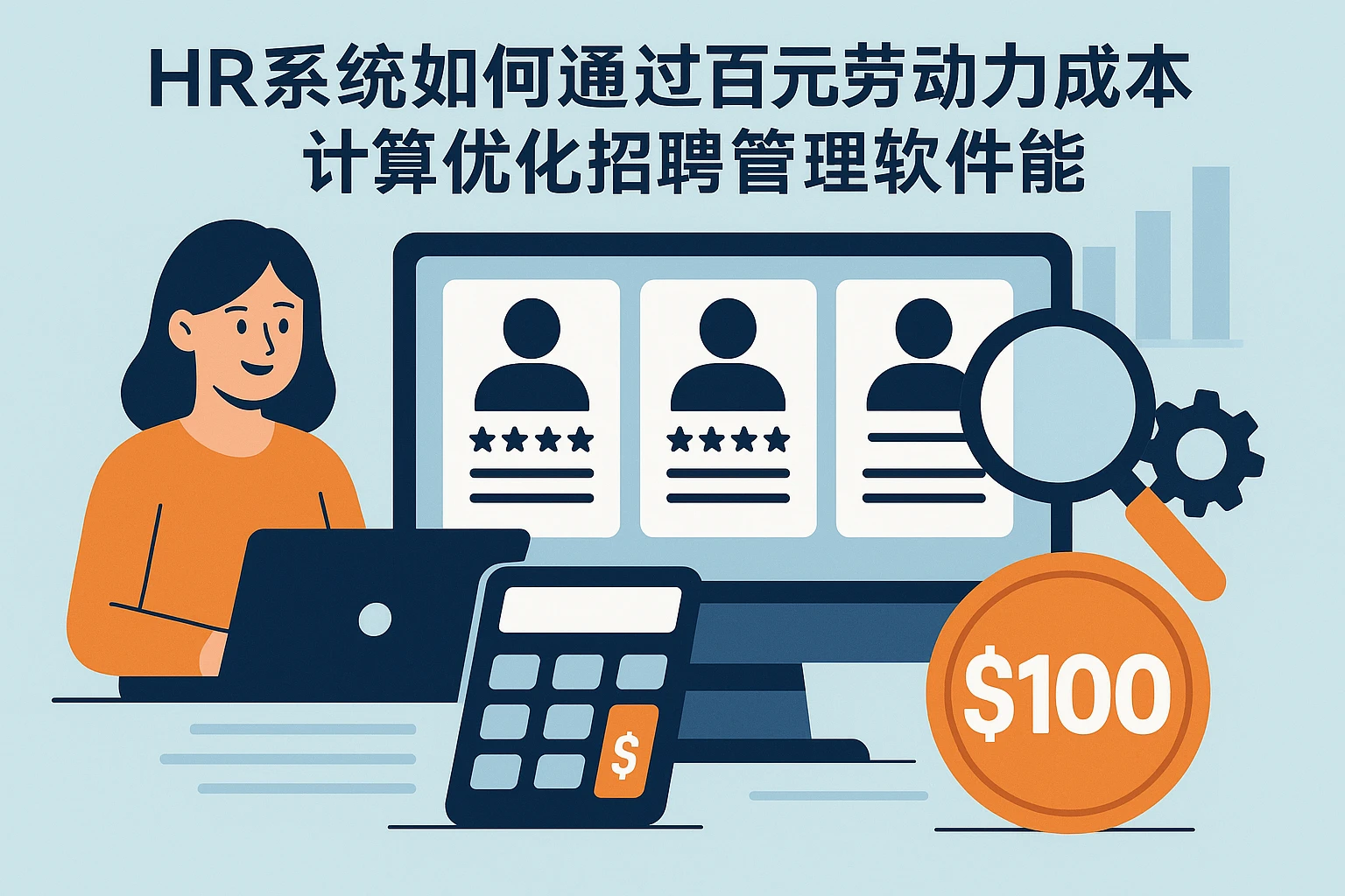 HR系统如何通过百元劳动力成本计算优化招聘管理软件效能