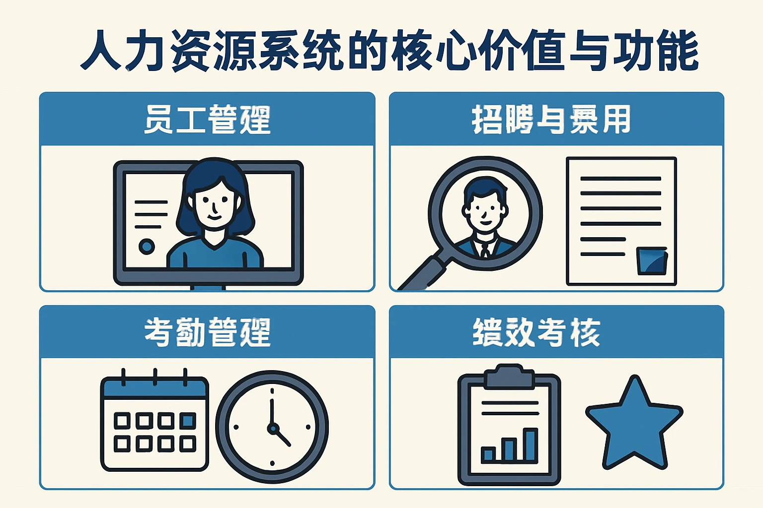 人力资源系统的核心价值与功能
