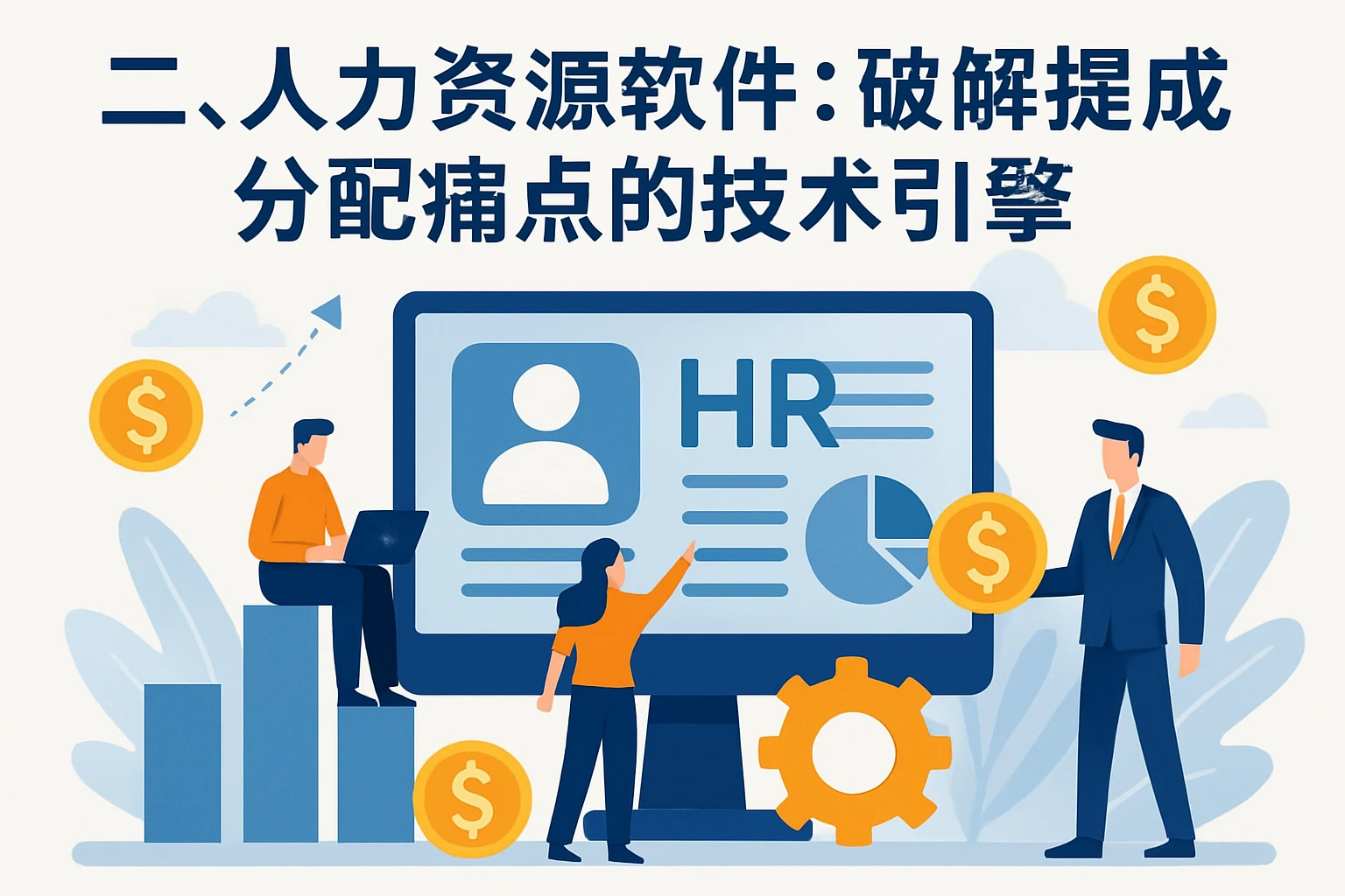二、人力资源软件：破解提成分配痛点的技术引擎