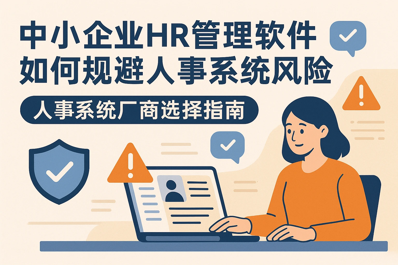 中小企业HR管理软件如何规避人事系统风险——人事系统厂商选择指南