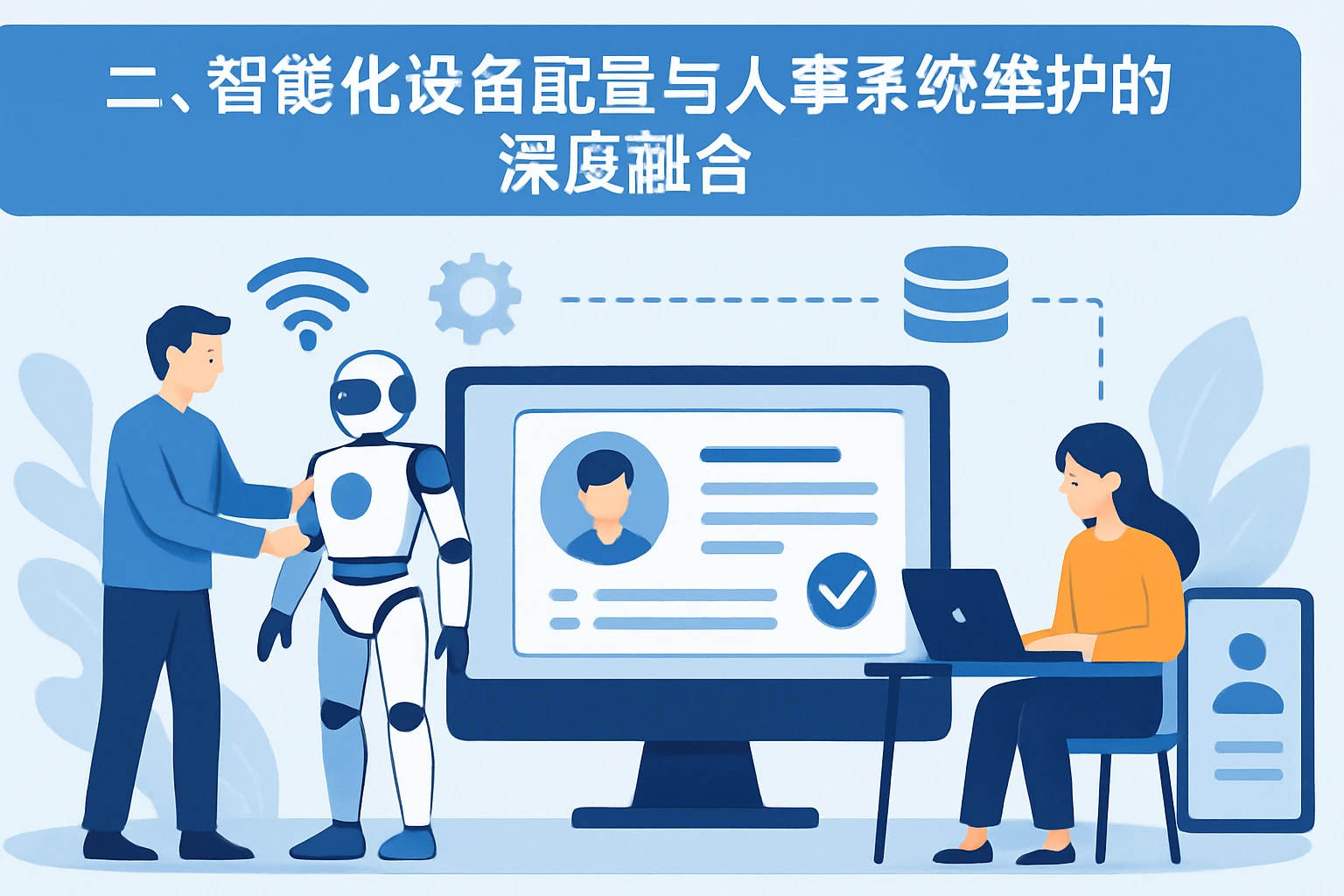 二、智能化设备配置与人事系统维护的深度融合