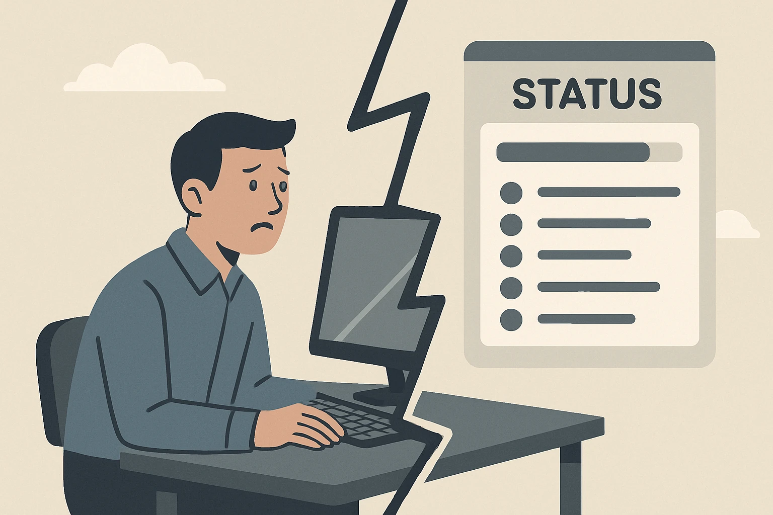 2. 信息割裂：无法实时监控进度