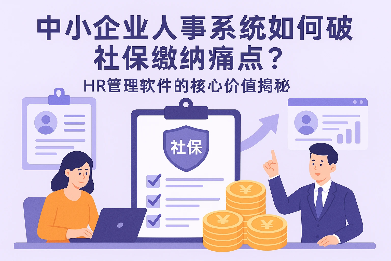 中小企业人事系统如何破解社保缴纳痛点？HR管理软件的核心价值揭秘