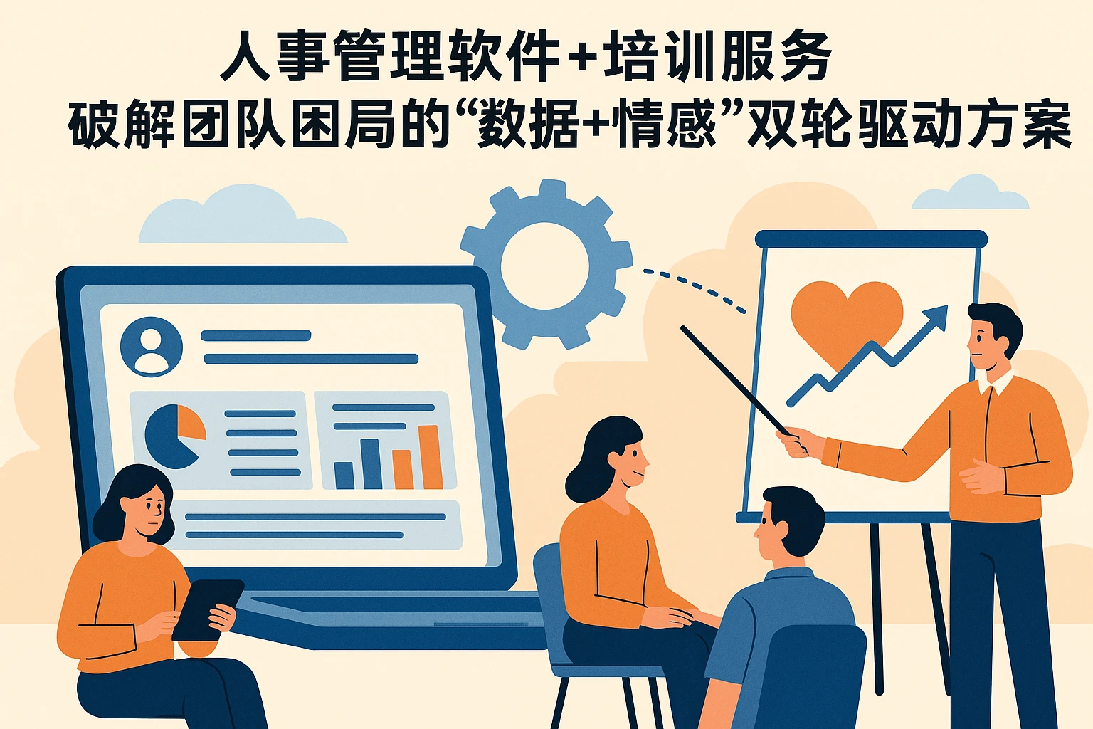 人事管理软件+培训服务：破解团队困局的“数据+情感”双轮驱动方案