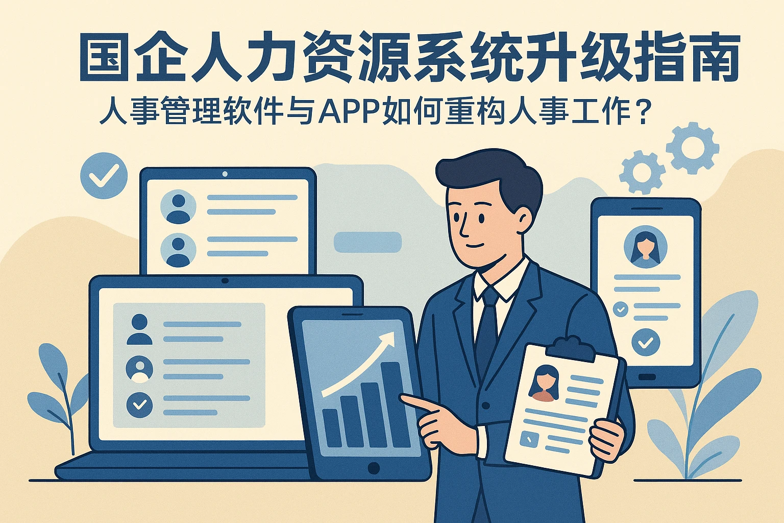 国企人力资源系统升级指南：人事管理软件与APP如何重构人事工作？