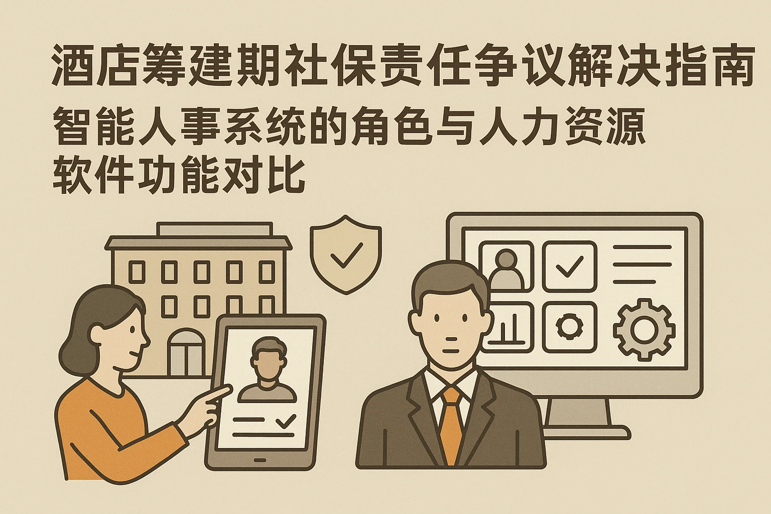 酒店筹建期社保责任争议解决指南：智能人事系统的角色与人力资源软件功能对比