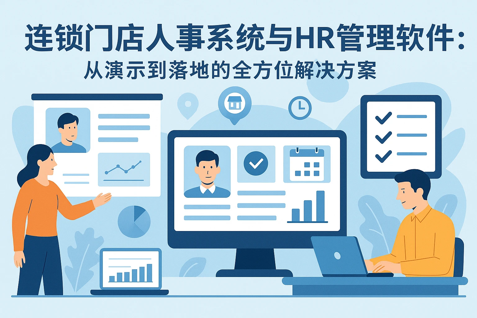 连锁门店人事系统与HR管理软件:从演示到落地的全方位解决方案